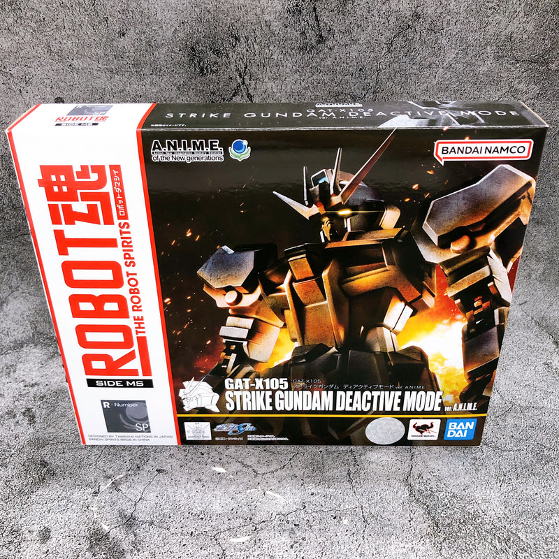 Robot Spirits GAT-X105 Strike Gundam Deactive Mode Event Exclusive Figure NEW