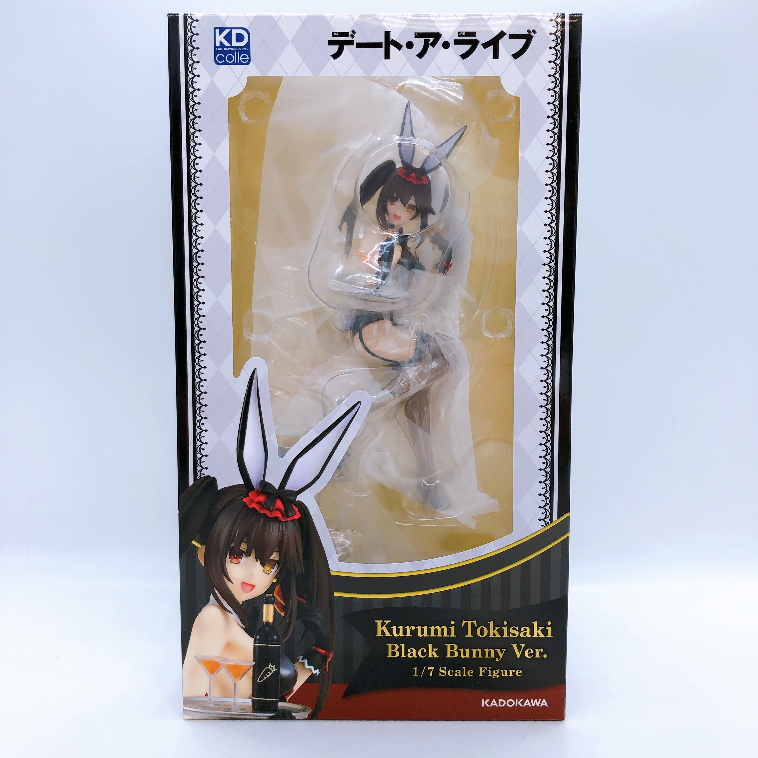 Date A Live Kurumi Tokisaki Black Bunny Ver. 1/7 Scale Figure Kdcolle Kadokawa