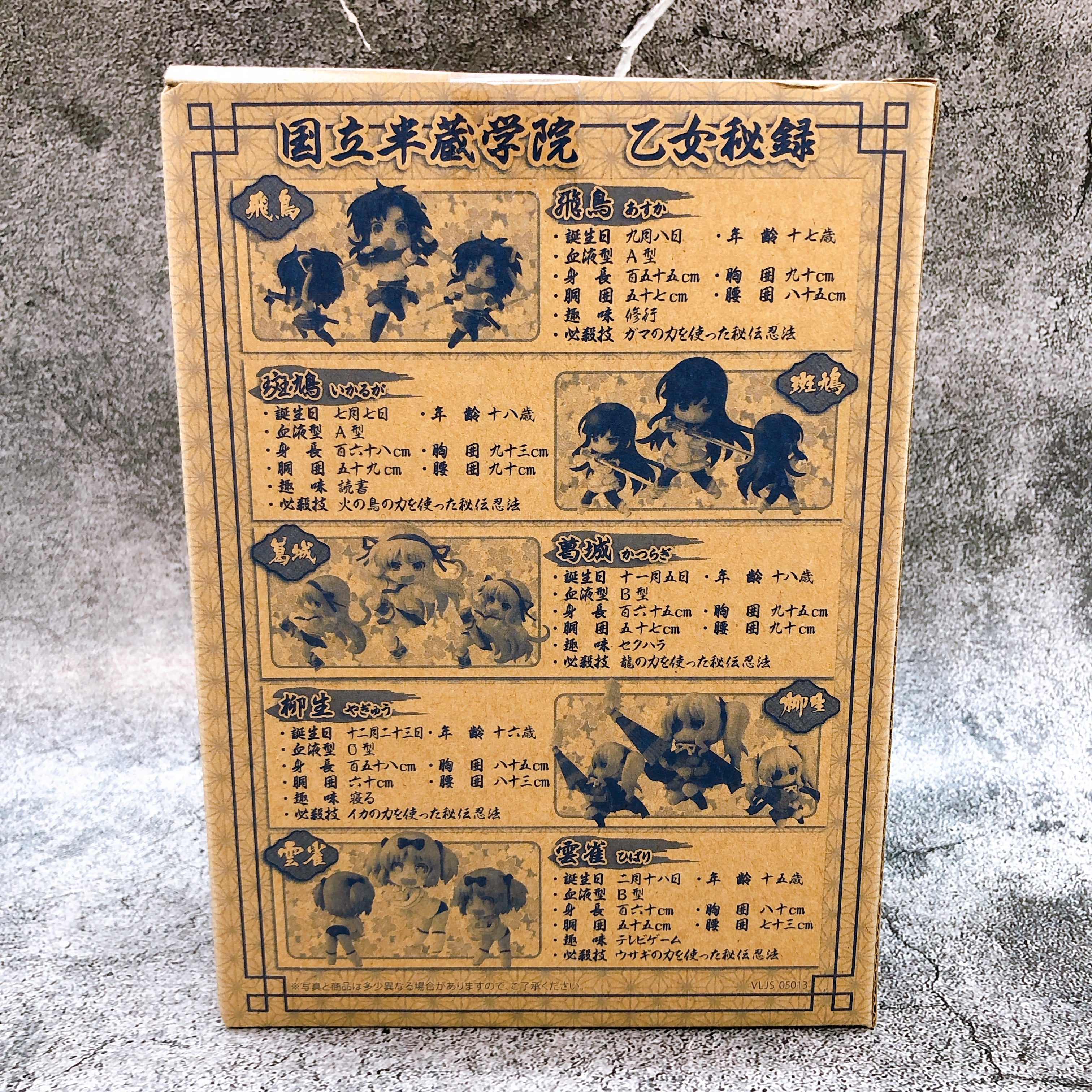 Senran Kagura Figure Nyu Nyu DX Pack Hanzo Gakuin Niitengo Set of 5 Chara-Ani