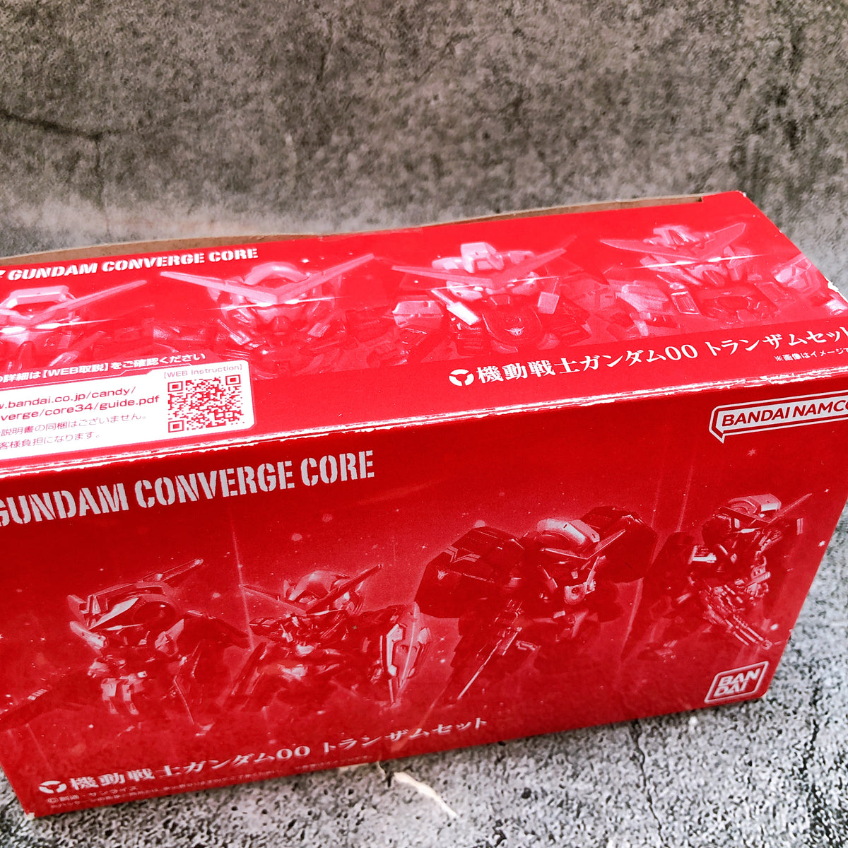 FW GUNDAM CONVERGE CORE Gundam 00 TRANS-AM Set Action Figure 15+ Premium Bandai
