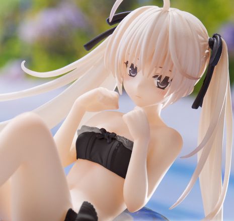 Yosuga no Sora Kasugano Black Swimsuit Aqua Float Girls Figure Taito Limited NEW