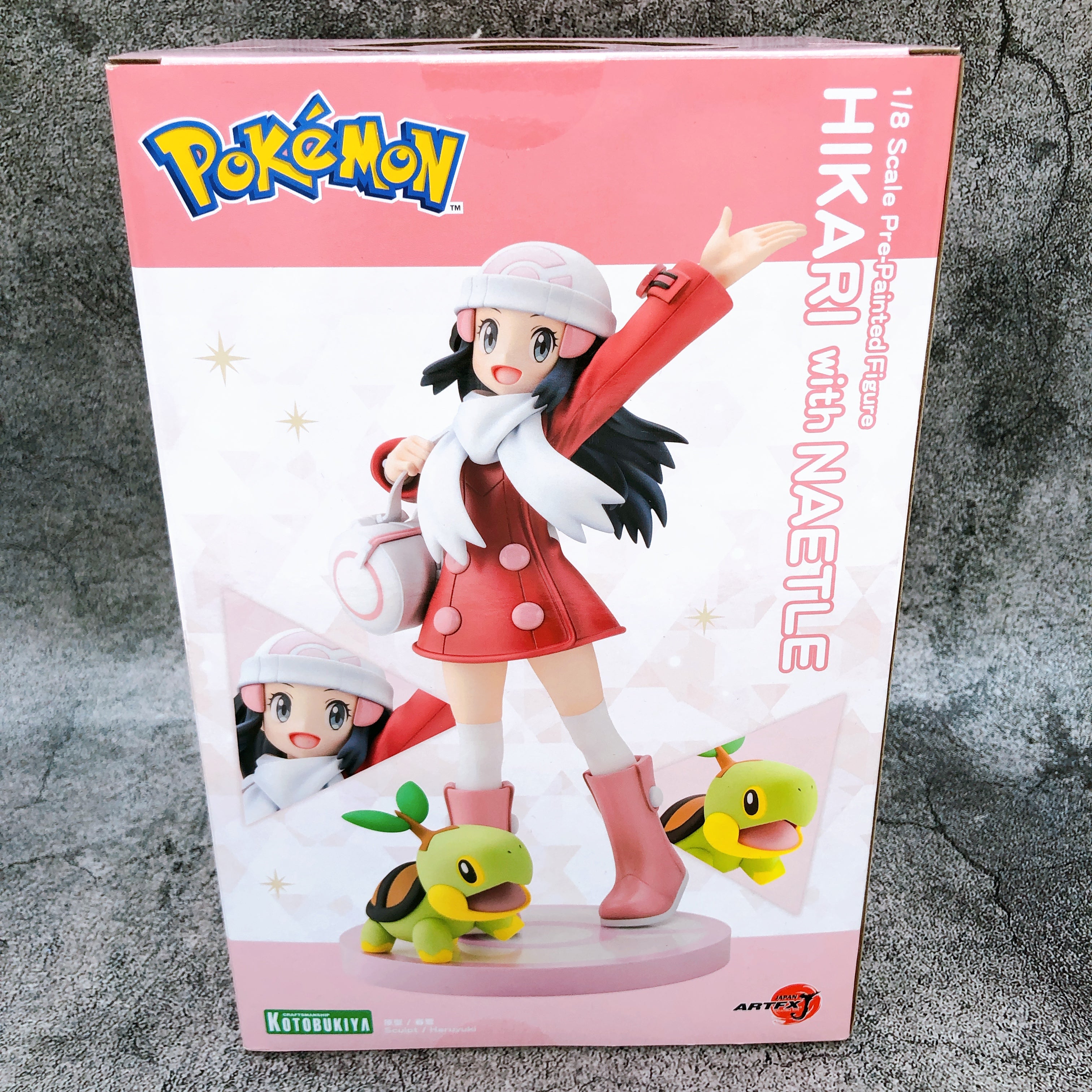 Pokemon Dawn (Hikari) with Turtwig (Naetle) 1/8 Scale Figure ARTFX J Kotobukiya