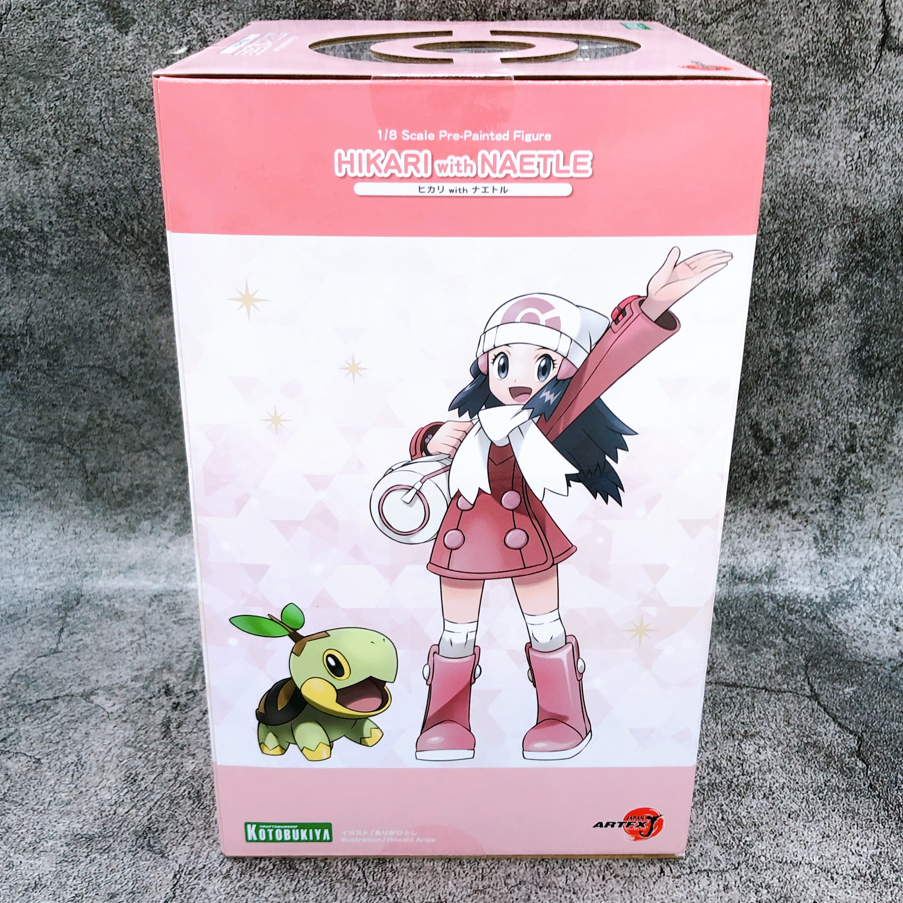 Pokemon Dawn (Hikari) with Turtwig (Naetle) 1/8 Scale Figure ARTFX J K