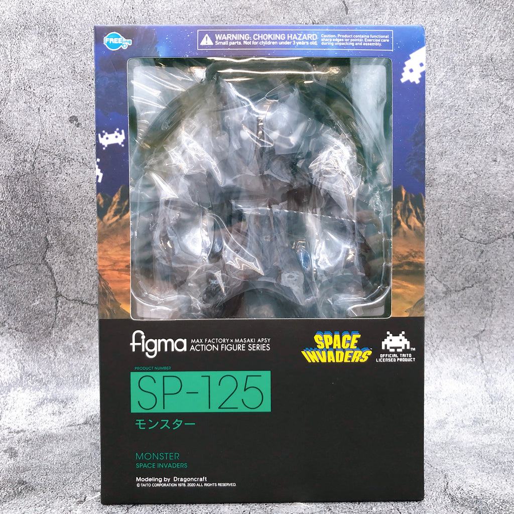 Figma Space Invaders Space Invaders Monster Figma SP-125 Action Figure FREEing Japan Sealed