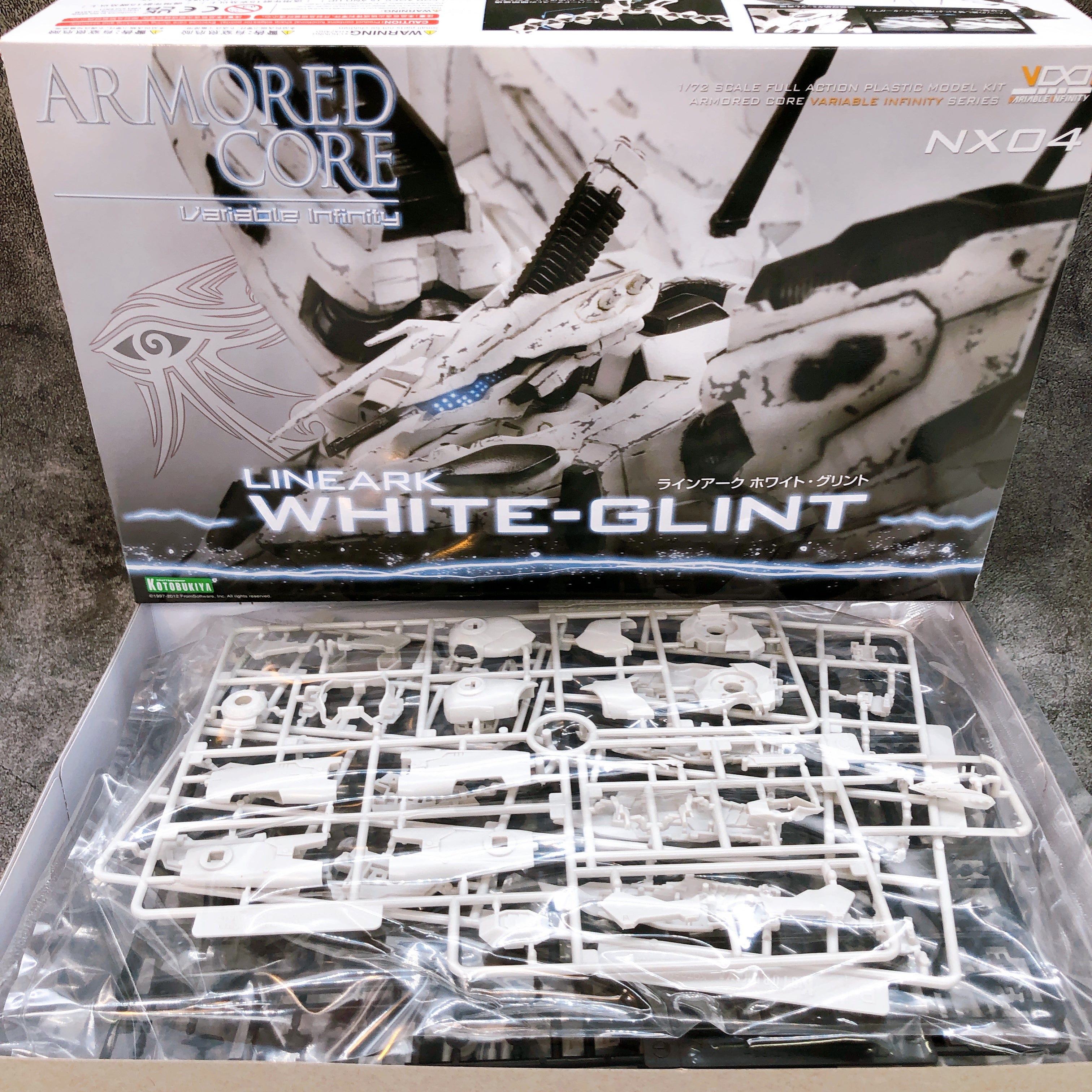 Armored Core LINEARK WHITE-GLINT 1/72 Full Action Model Kit KOTOBUKIYA Japan NEW