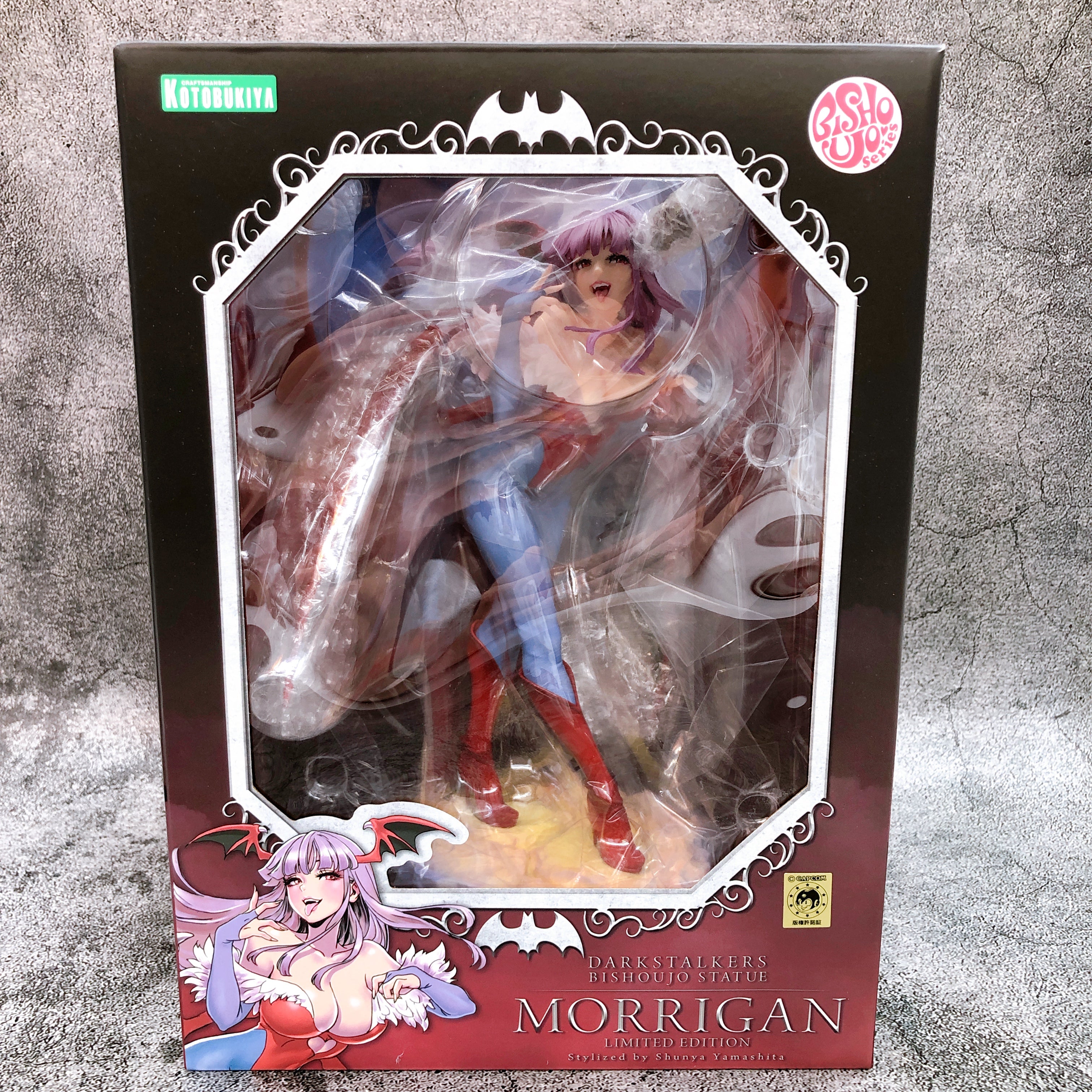 KOTOBUKIYA Darkstalkers Morrigan Limited Edition Bishoujo 1/7 Scale Figure NEW