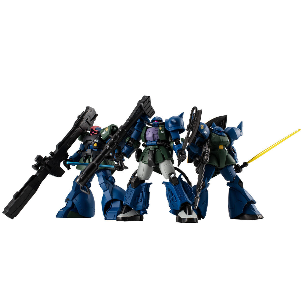 G Frame FA Gundam Nightmare of Solomon Set Anavel Gato Zaku & Dom & Gelgoog