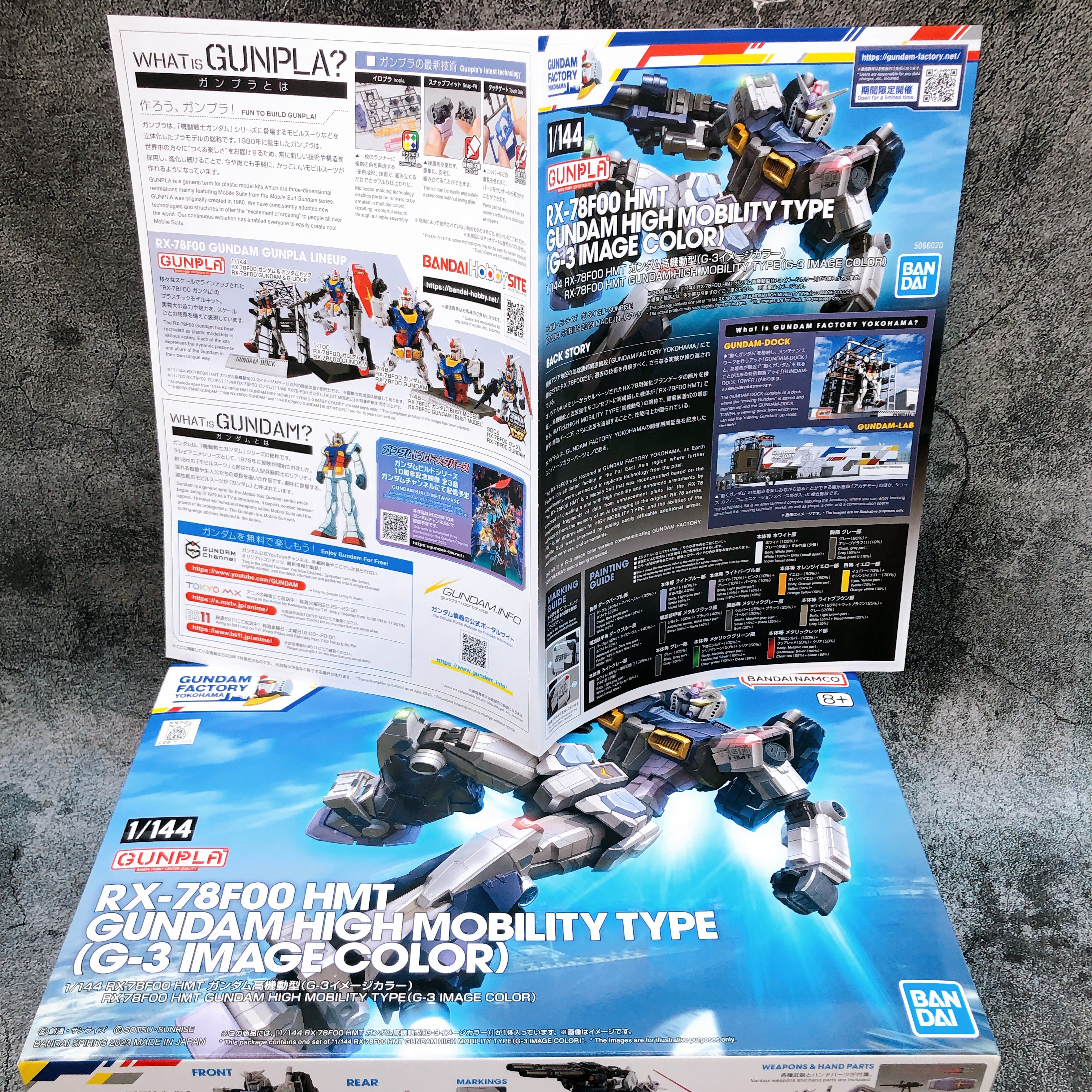 Bandai 1/144 Gundam High Mobility Type G-3 Image Color RX-78F00 HMT Limited Kit