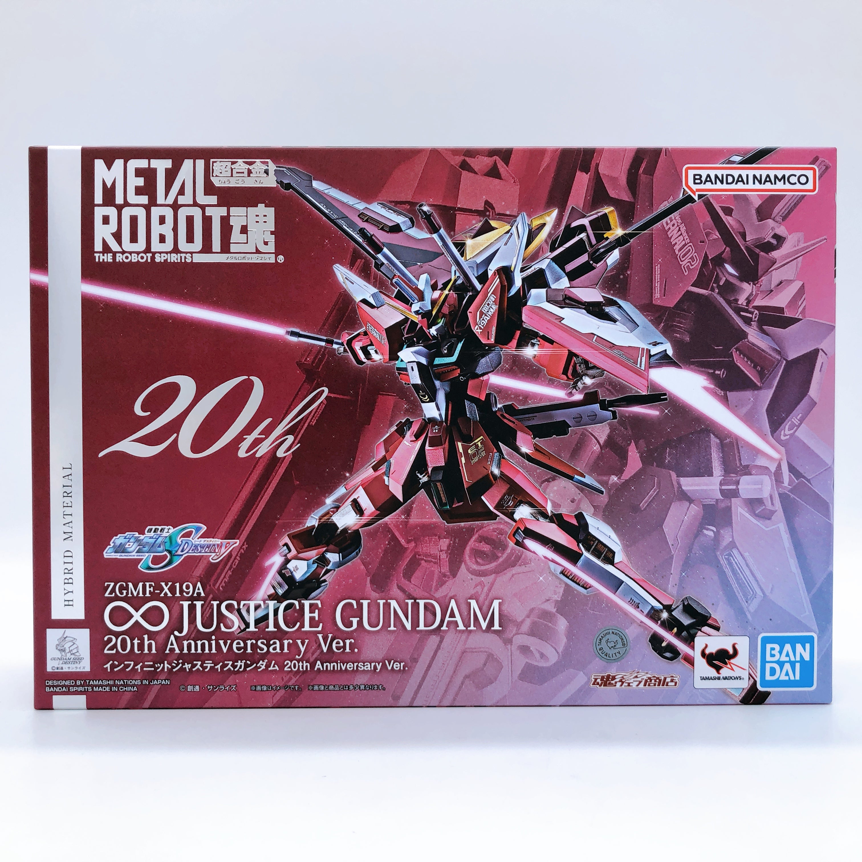 METAL ROBOT SPIRITS SIDE MS Infinite Justice Gundam 20th Anniversary Ver. BANDAI