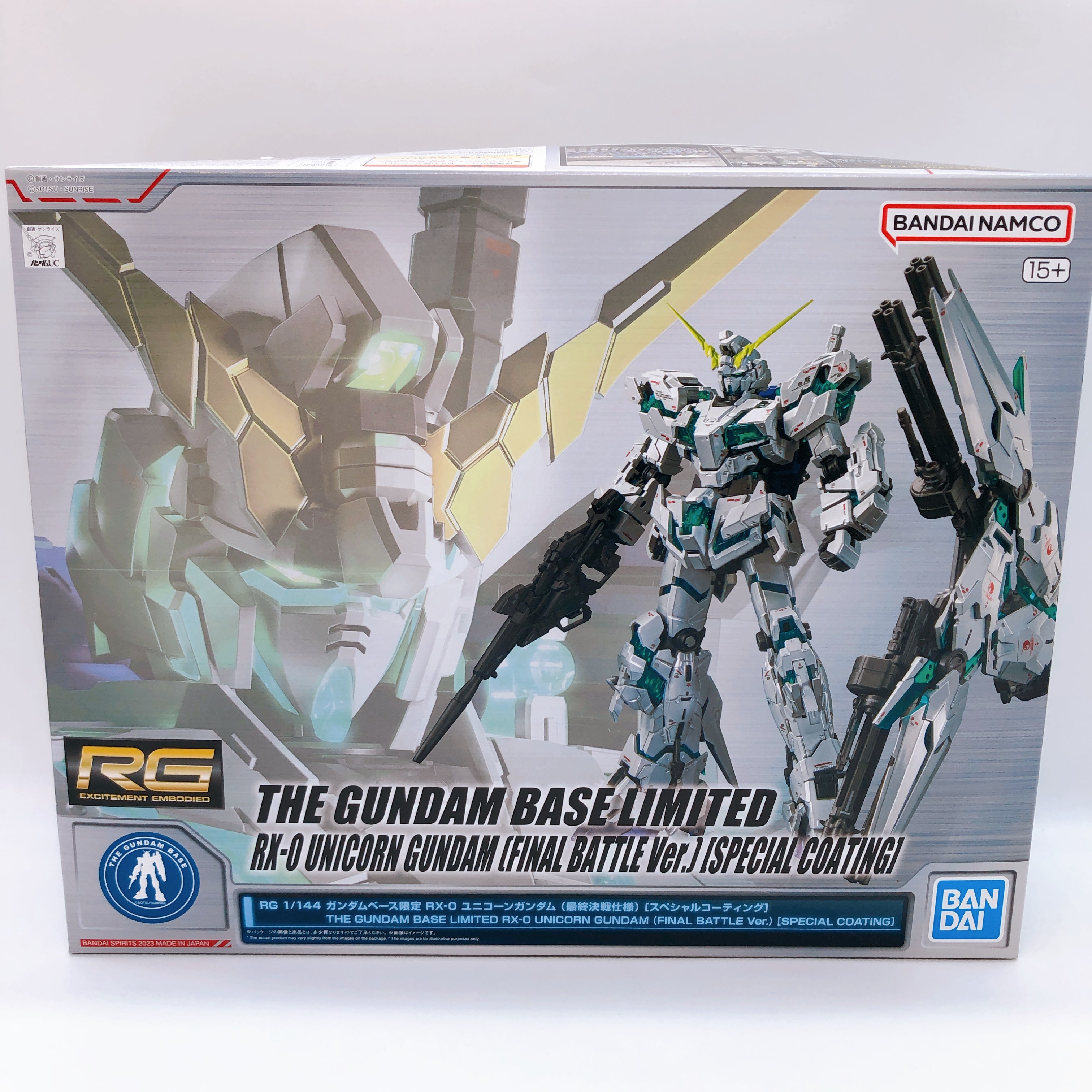 RG 1/144 Unicorn Gundam Final Battle Ver Special Coating Limited Kit Bandai NEW