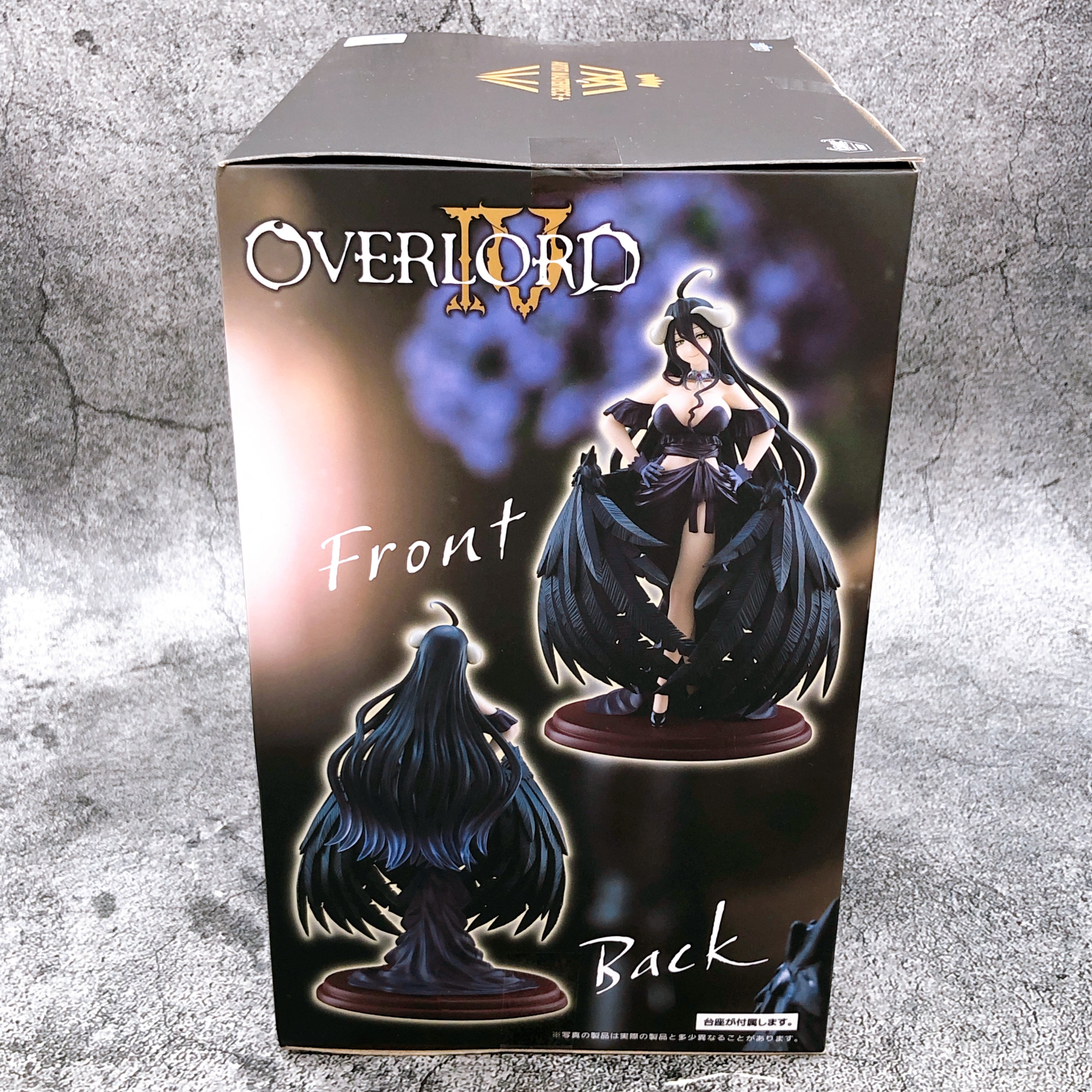 Overlord IV AMP+ Albedo Figure Black Dress ver. Taito Japan Sealed FASTSHIP