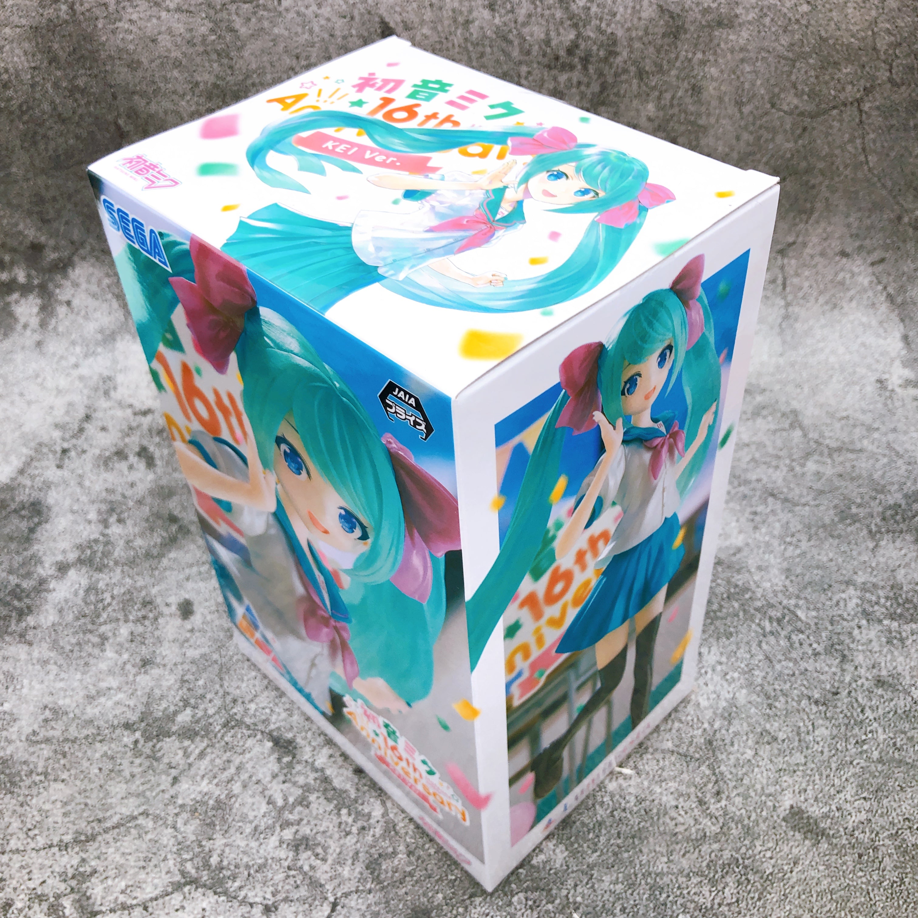 Hatsune Miku 16th Anniversary KEI Ver. Luminasta SEGA Japan AUTHENTIC FASTSHIP