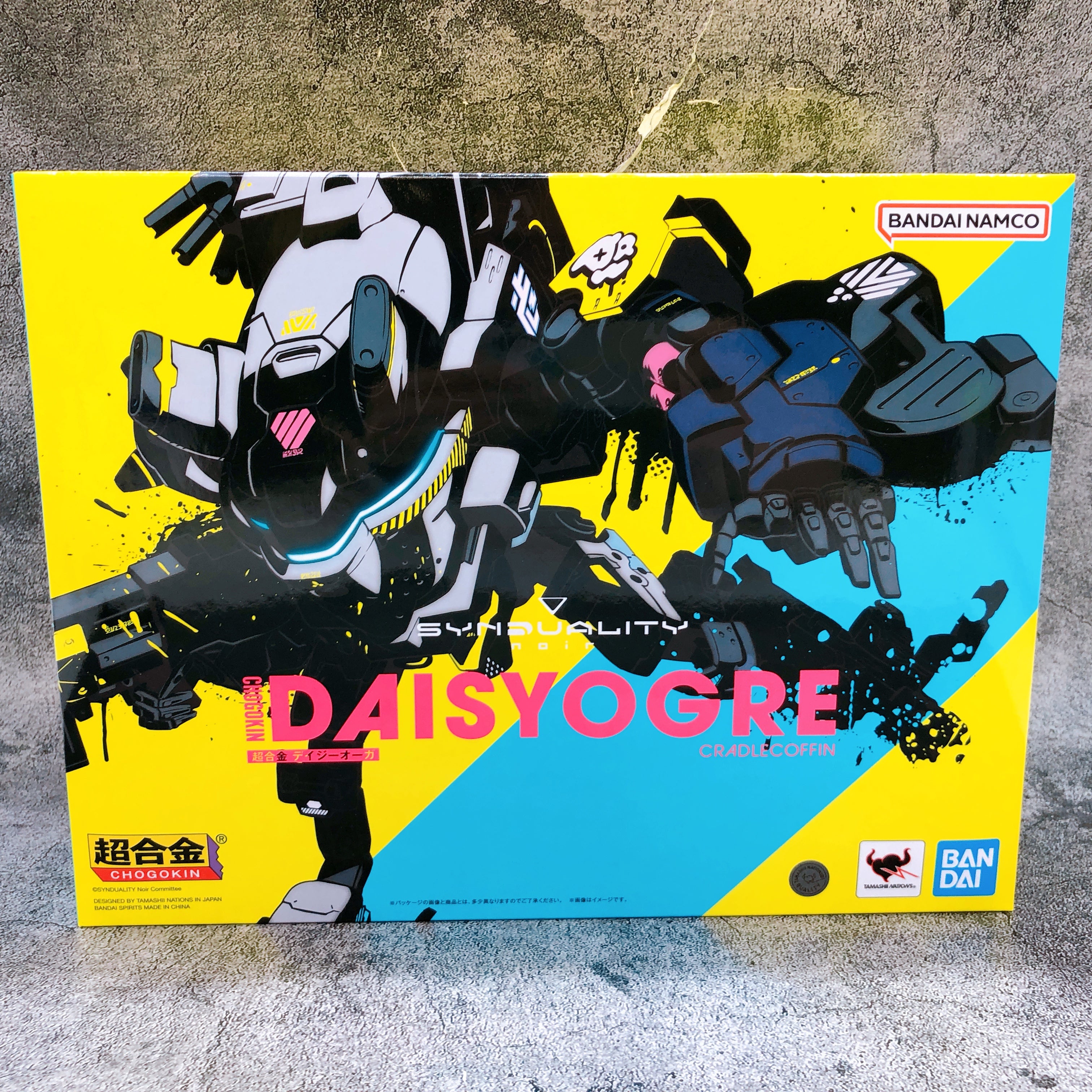 SYNDUALITY Noir Chogokin Daisyogre Action Figure Bandai Japan AUTHENTIC Sealed