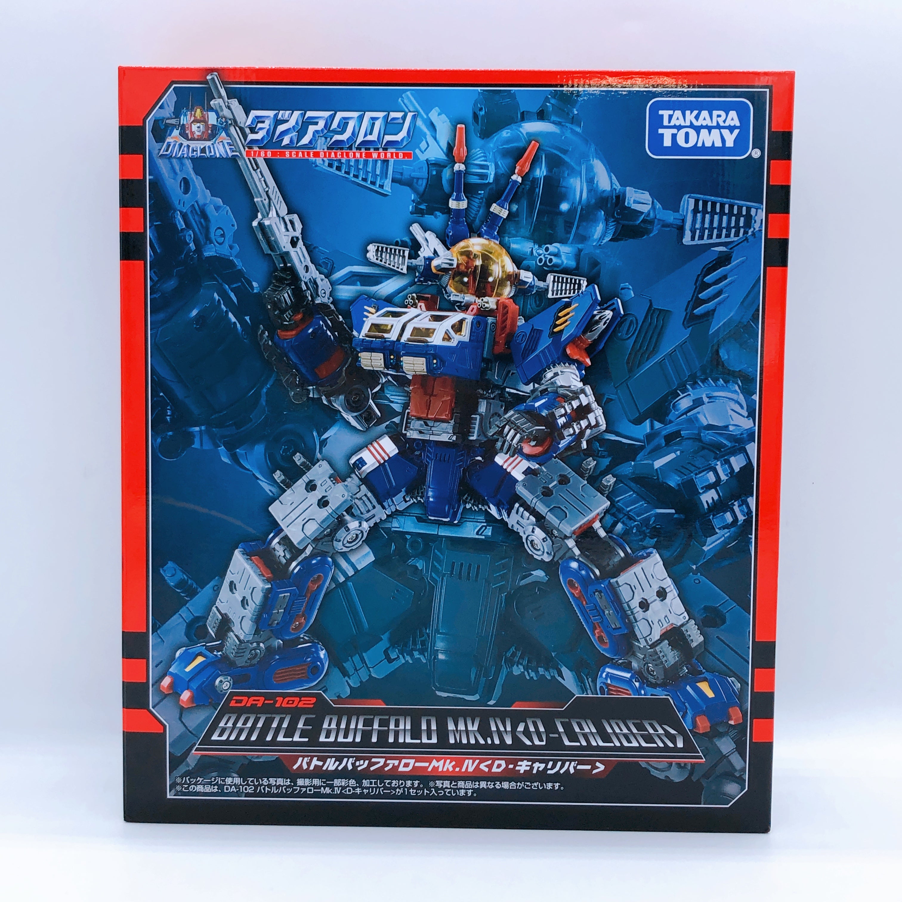 Diaclone DA-102 Battle Buffalo Mk.IV D-Caliber TAKARA TOMY Japan AUTHENTIC 15+