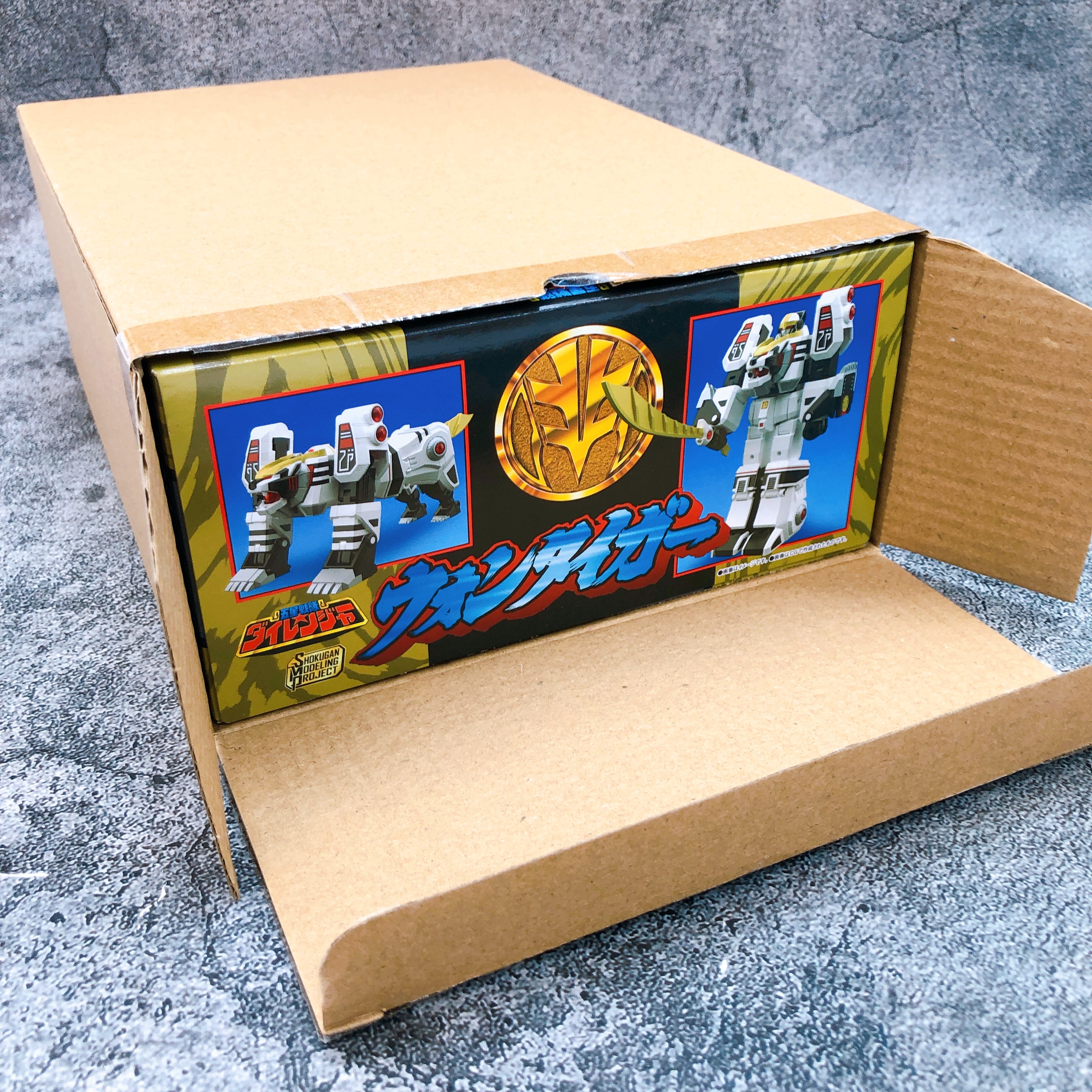 SMP Won Tiger Gosei Sentai Dairanger Shokugan Model Kit Premium Bandai