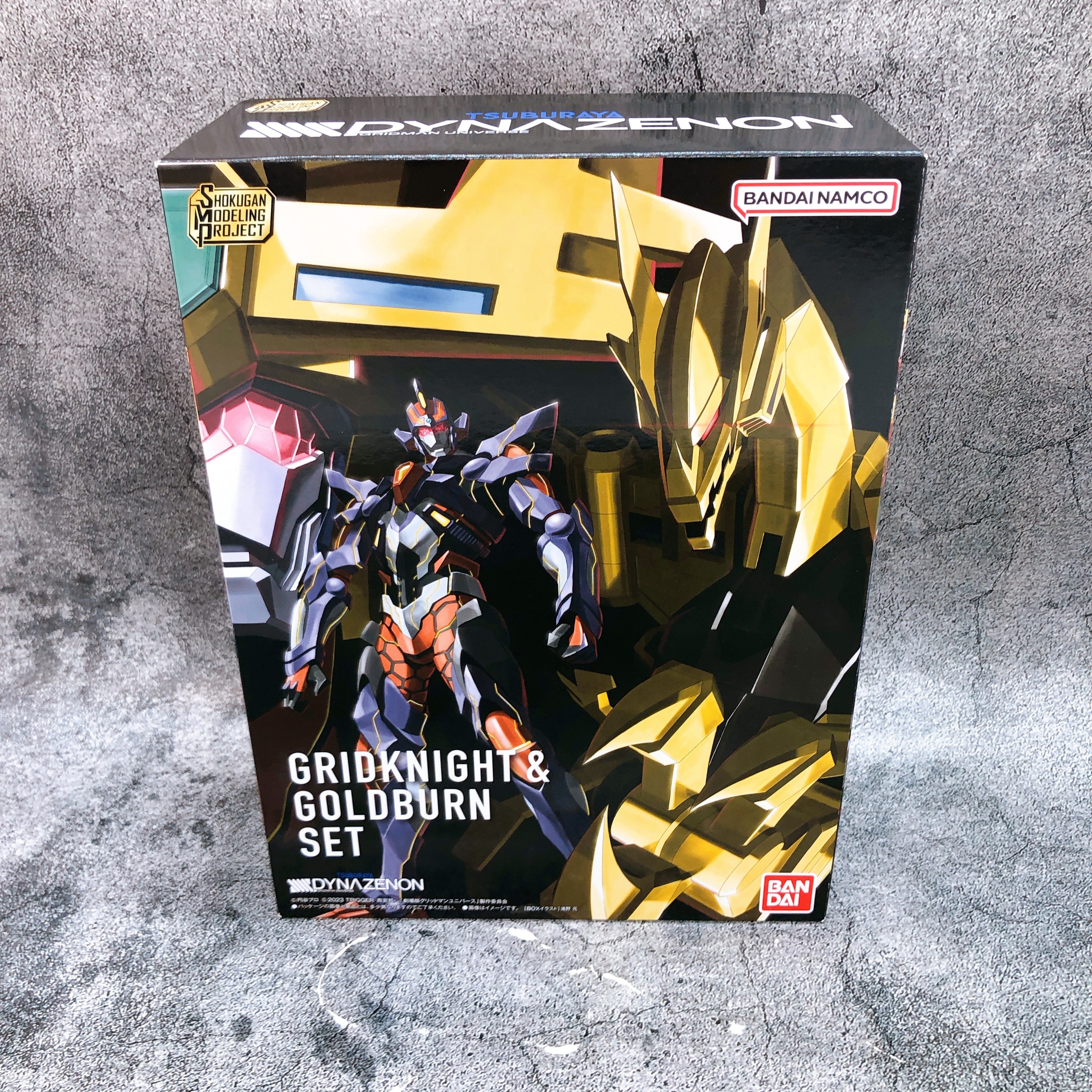 SMP SSSS.DYNAZENON Gridknight & Goldburn Shokugan Model Kit SET Bandai Japan