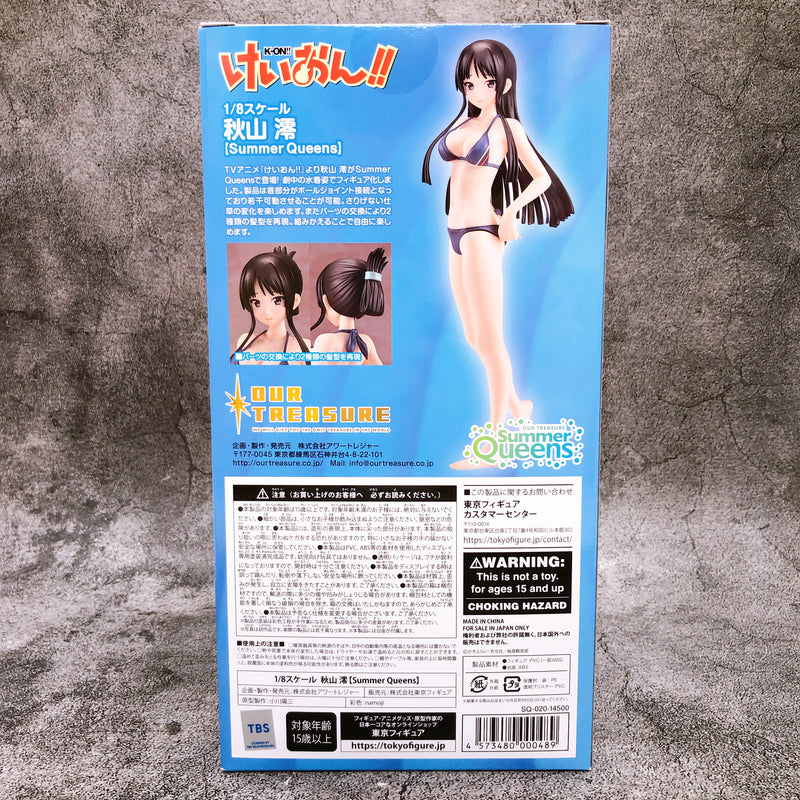 Our Treasure K-On!! Mio Akiyama 1/8 Completed Scale Figure Summer Queens NEW