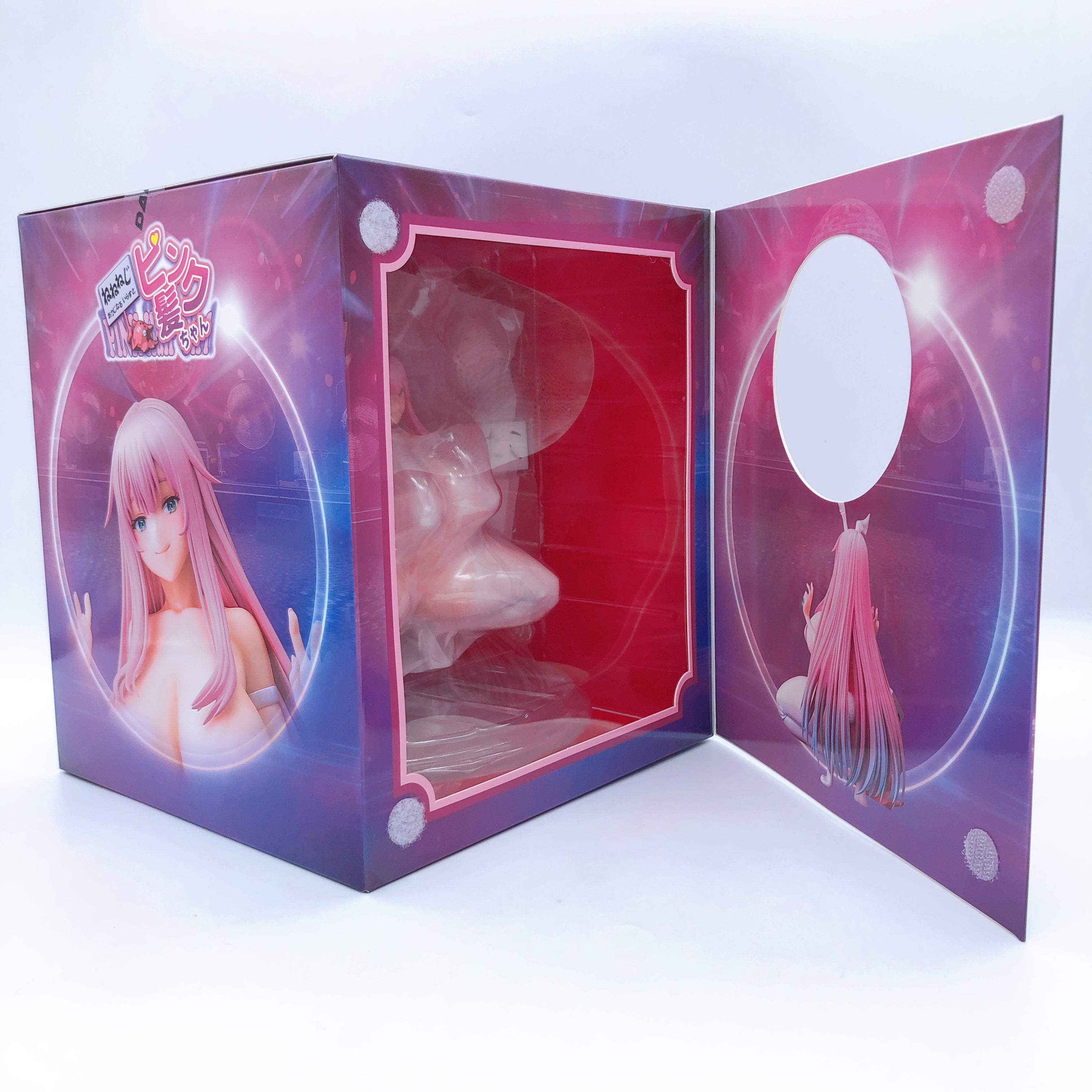 DAIKI Pink Hair-chan Neneneg Original Illustration 1/5.5 Scale Bunny Figure NEW