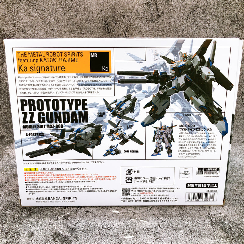 Metal Robot Spirits Ka Signature Prototype ZZ Gundam MASZ-009 SIDE MS Figure NEW