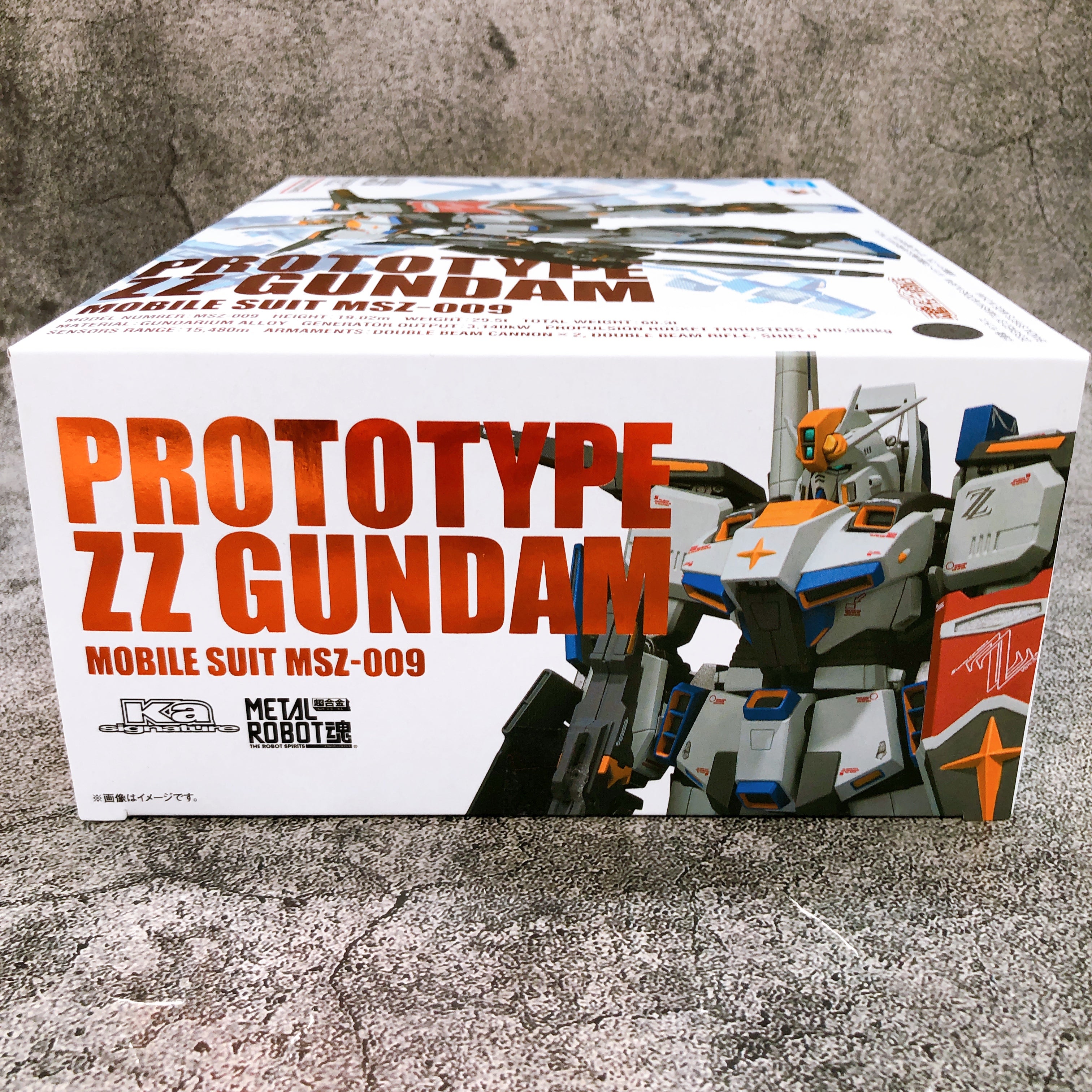 Metal Robot Spirits Ka Signature Prototype ZZ Gundam MASZ-009 SIDE MS