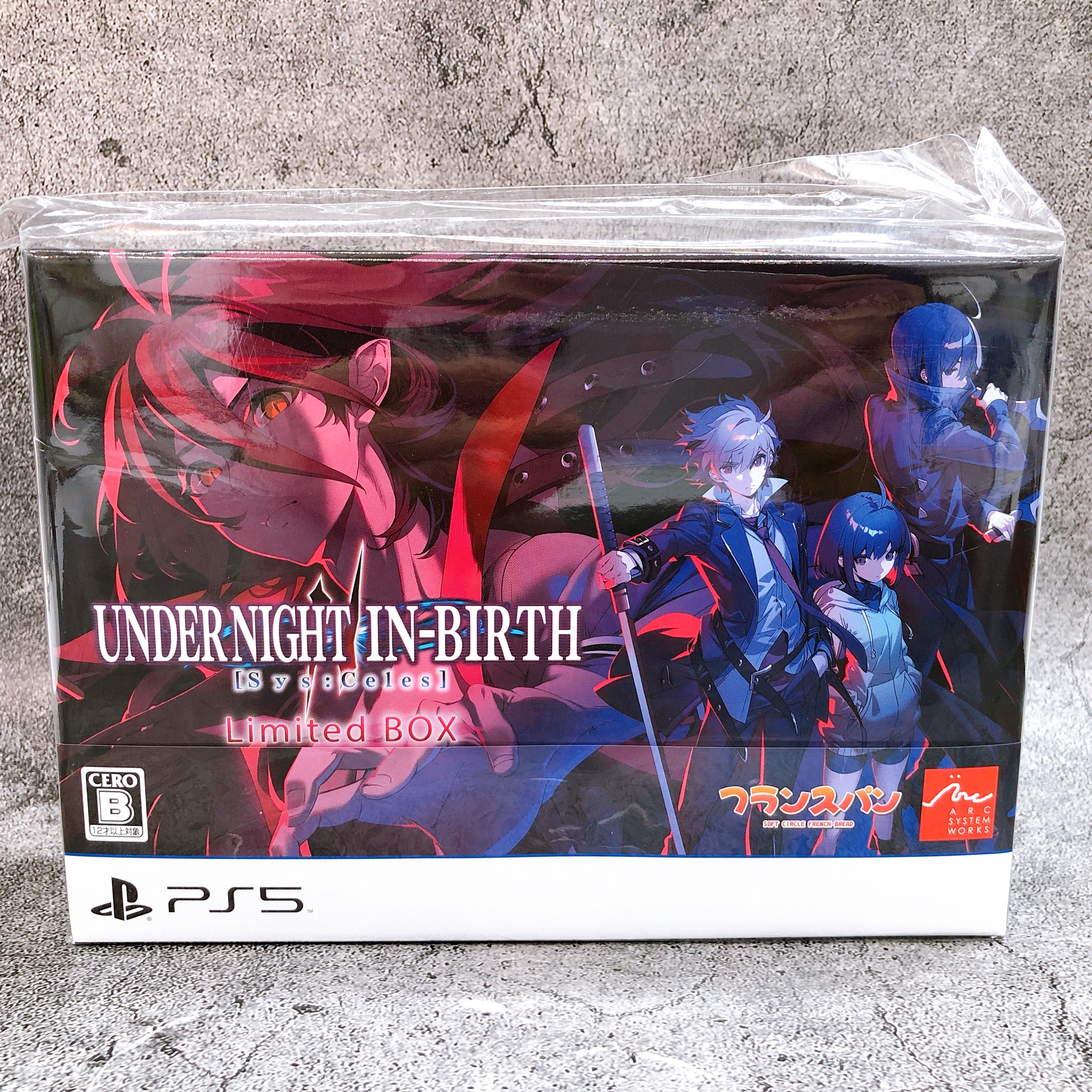 Playstation 5 UNDER NIGHT IN-BIRTH II Sys:Celes Limited Box PS5 Japan Sealed