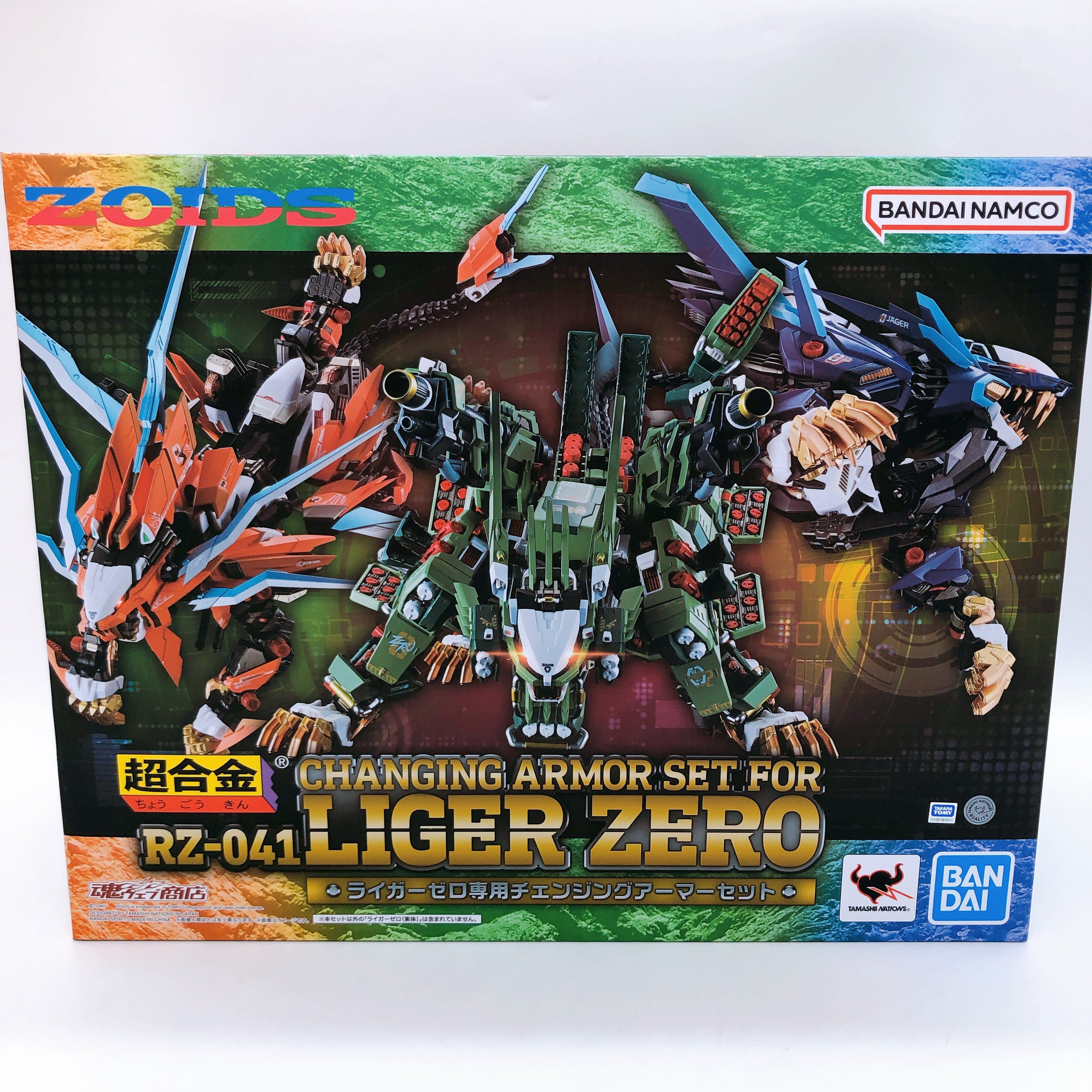 Chogokin ZOIDS Changing Armor Set for RZ-041 Liger Zero Figure Parts Bandai NEW