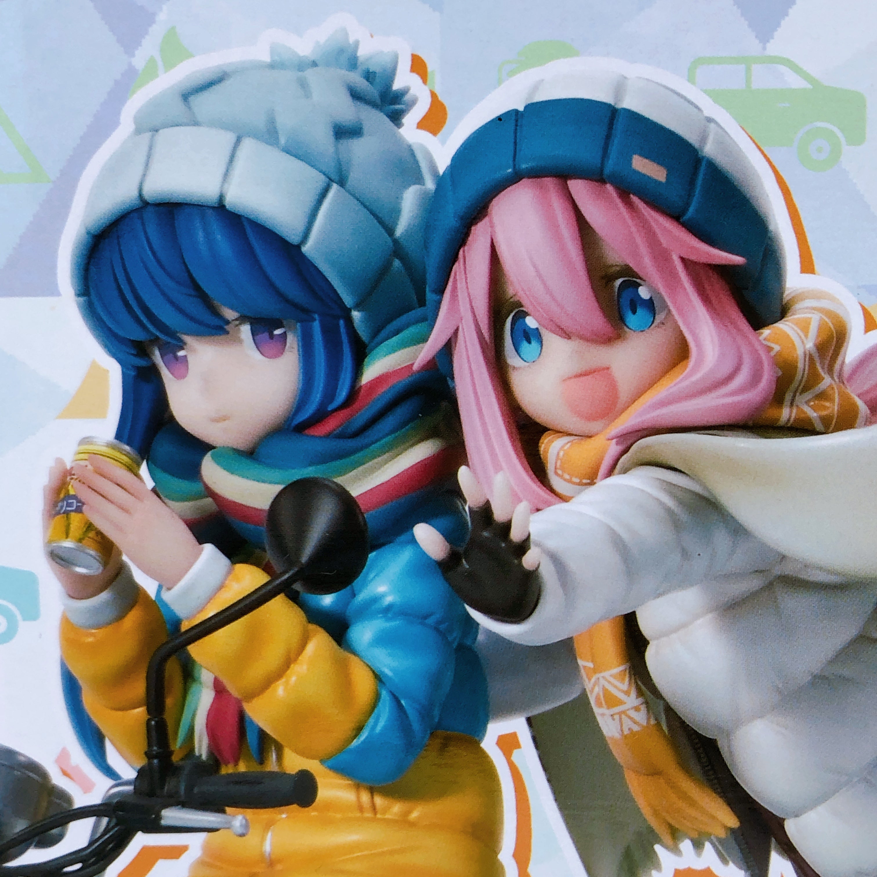 Laid-Back Camp Nadeshiko Kagamihara & Rin Shima 1/7 Figure PRISMA WING Japan NEW