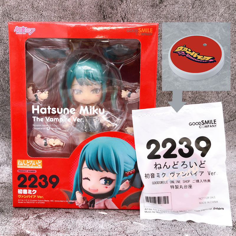 (w/Bonus) Hatsune Miku Vampire Ver. Nendoroid 2239 Action Figure Good Smile NEW