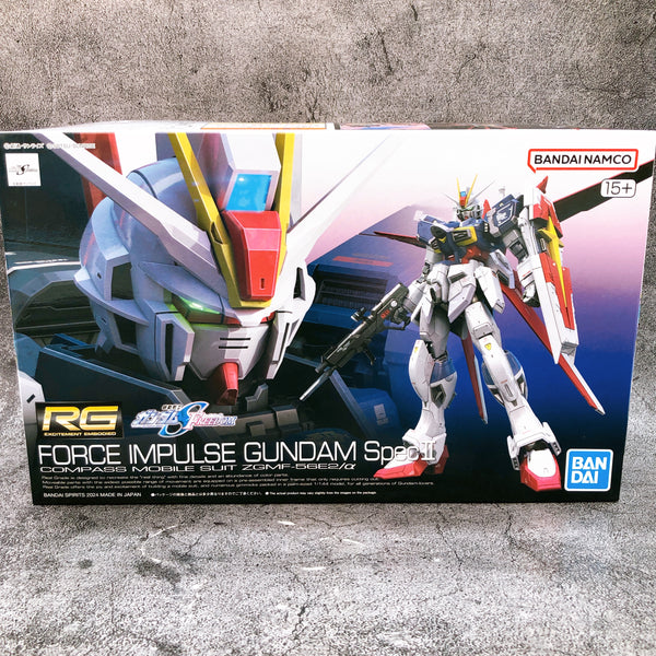 RG 1/144 Force Impulse Gundam Spec II Gunpla Model Kit Bandai Japan NEW FASTSHIP