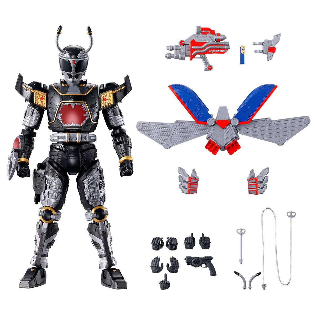 SMP Kit Makes Pose Black Beat & Super Blue Beat Parts Set Shokugan Bandai Sealed