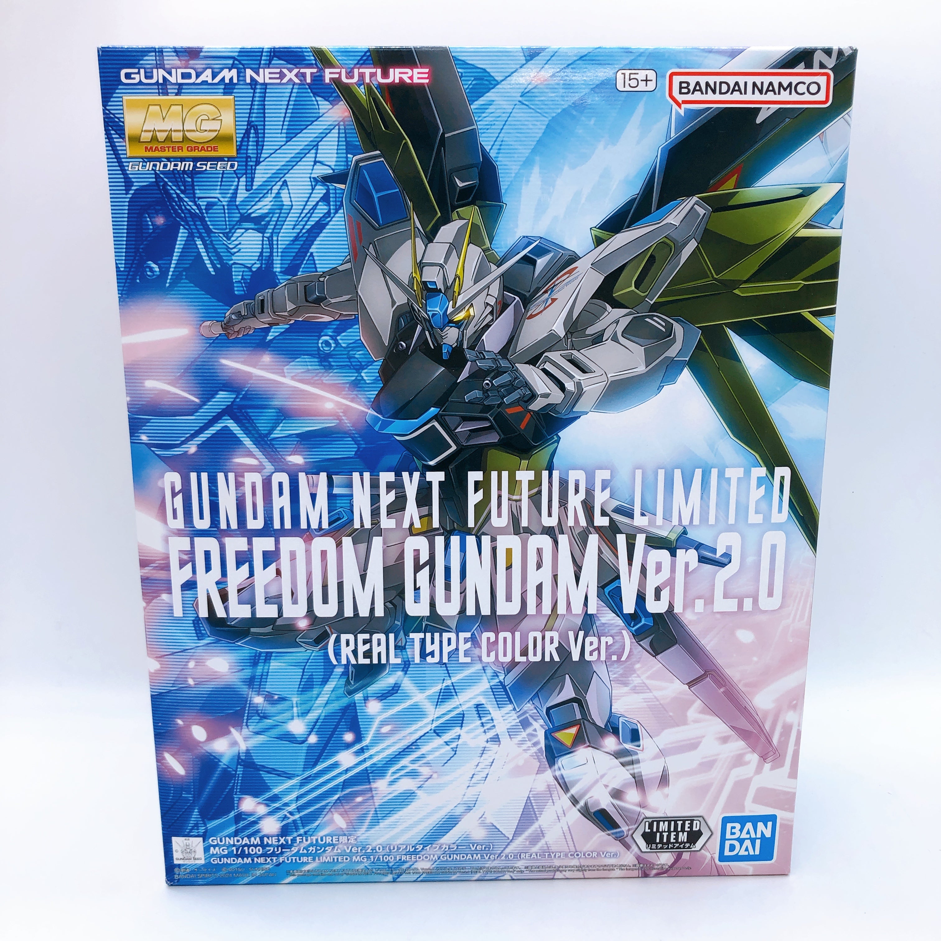 MG 1/100 Freedom Gundam Ver.2.0 Real Type Color Ver Limited Model Kit Japan NEW