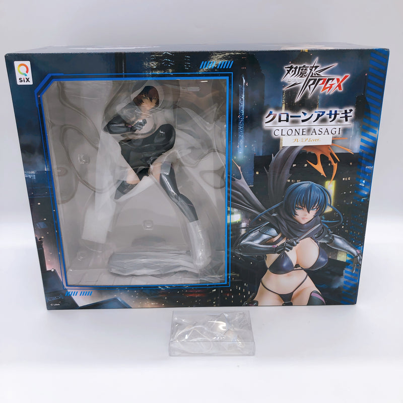 Taimanin RPGX Clone Asagi Premium ver. 1/6 Scale Figure Q-six AUTHENTIC Sealed