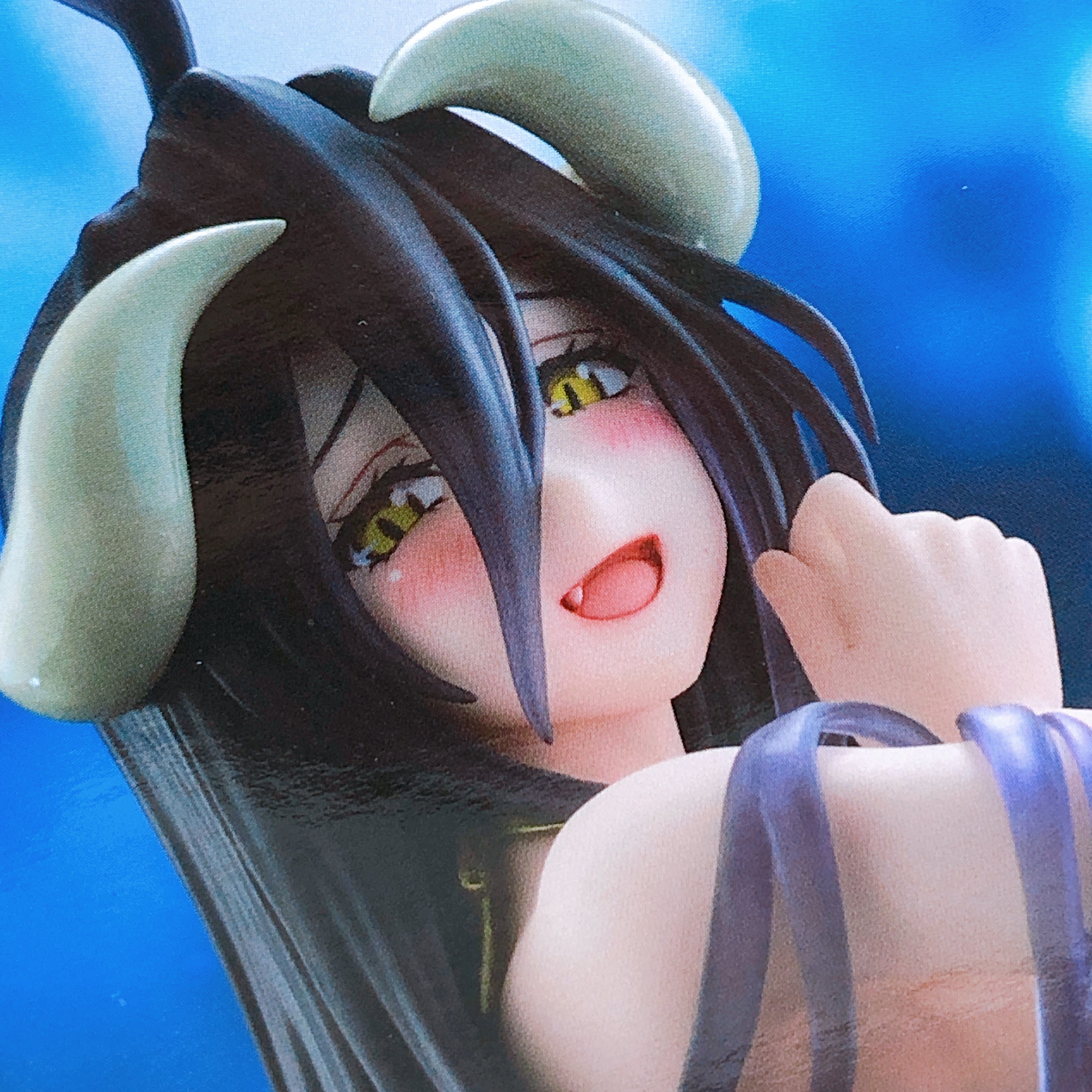 Overlord IV Albedo Swimsuit ver. Desktop Cute Figure Taito Japan Sealed FASTSHIP