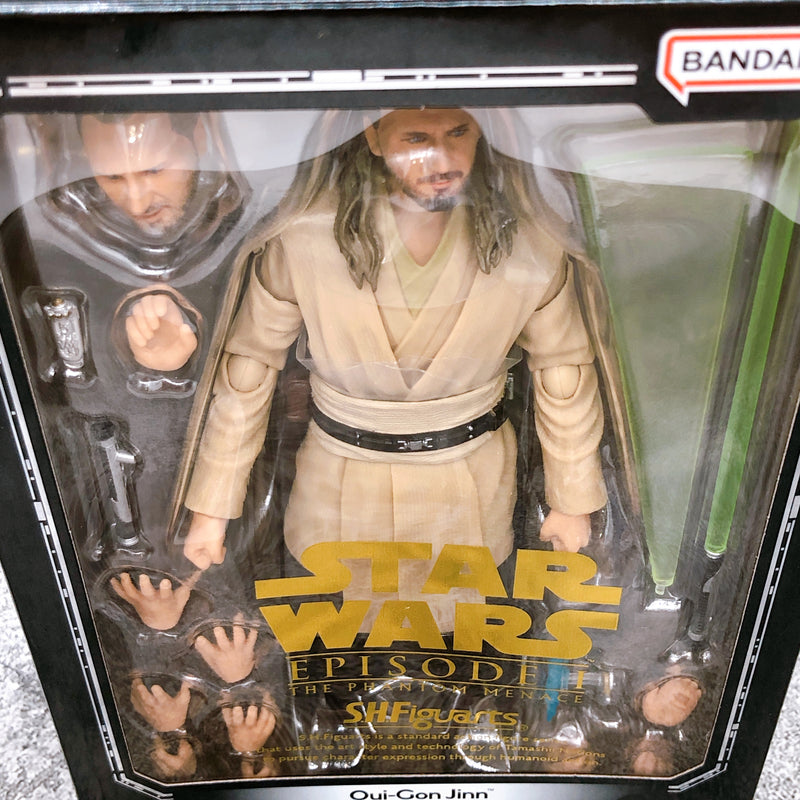 S.H.Figuarts Qui-Gon Jinn STAR WARS The Phantom Menace Action Figure Bandai NEW