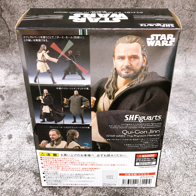 S.H.Figuarts Qui-Gon Jinn STAR WARS The Phantom Menace Action Figure Bandai NEW