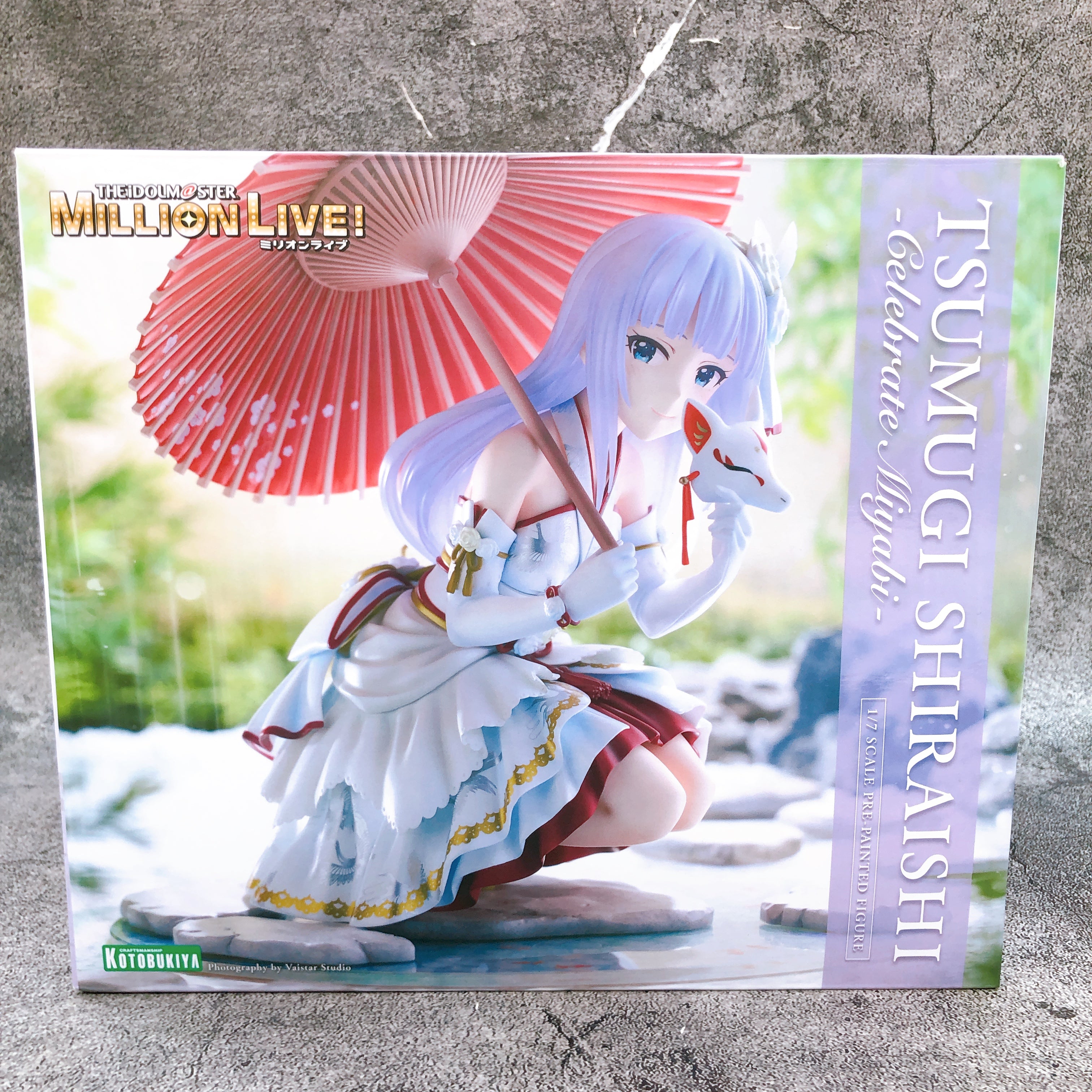 KOTOBUKIYA Idolmaster Tsumugi Shiraishi Celebrate Miyabi 1/7 Scale Figure NEW