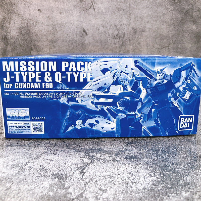 MG 1/100 Gundam F90 Mission Pack J Type & Q Type Model Kit Premium Bandai NEW