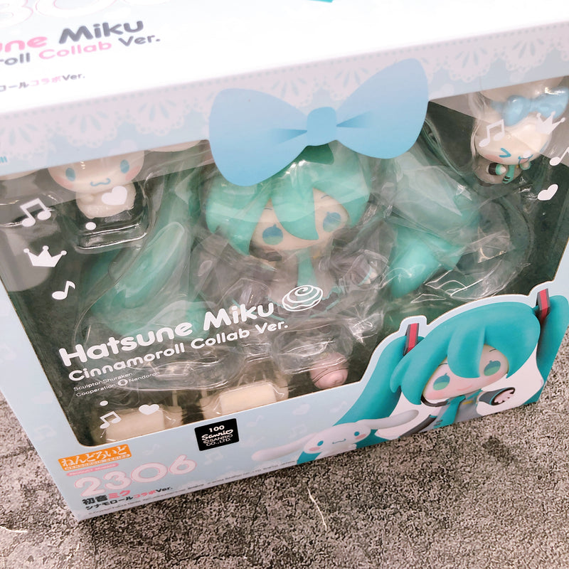 (w/Bonus) Hatsune Miku Cinnamoroll Collab Nendoroid 2306 Figure Good Smile NEW