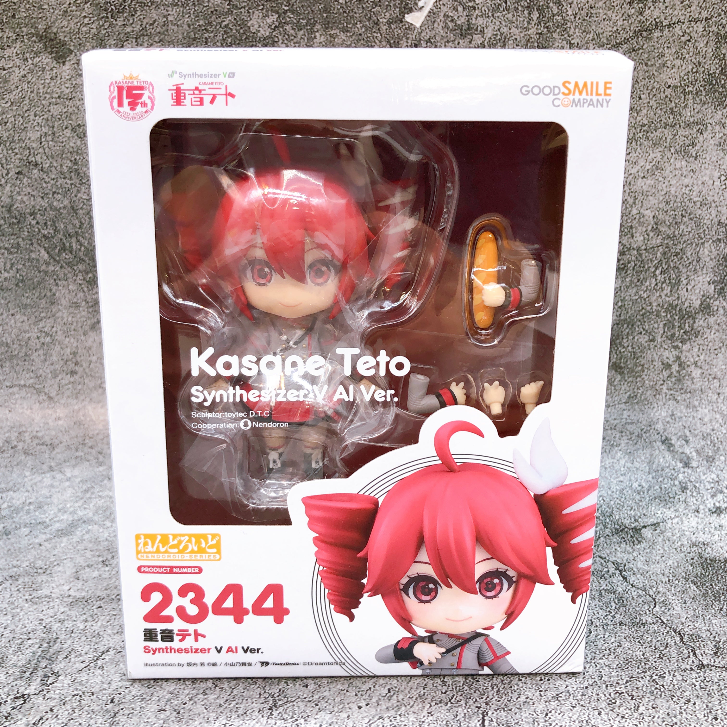 (w/Bonus) Synthesizer V Kasane Teto AI ver. Nendoroid 2344 Good Smile Figure NEW