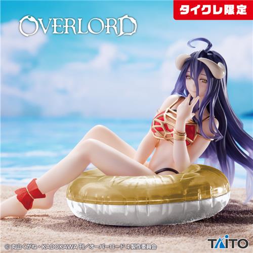 Overlord Albedo Red Swimsuit Renewal Aqua Float Girls Figure Taito Limited NEW