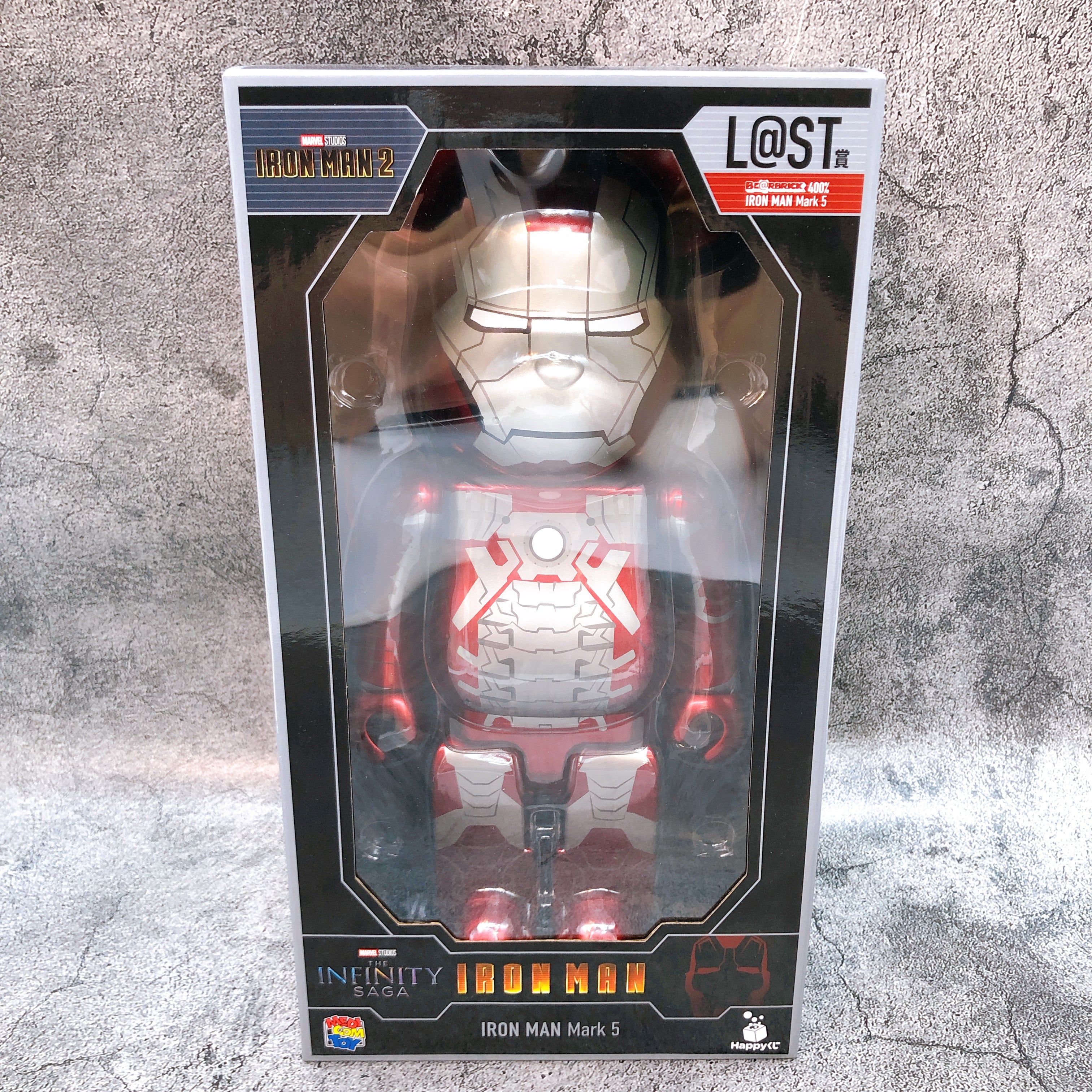 Iron Man Mark 5 BE@RBRICK 400% MARVEL Infinity SAGA Happy Kuji Last One Prize
