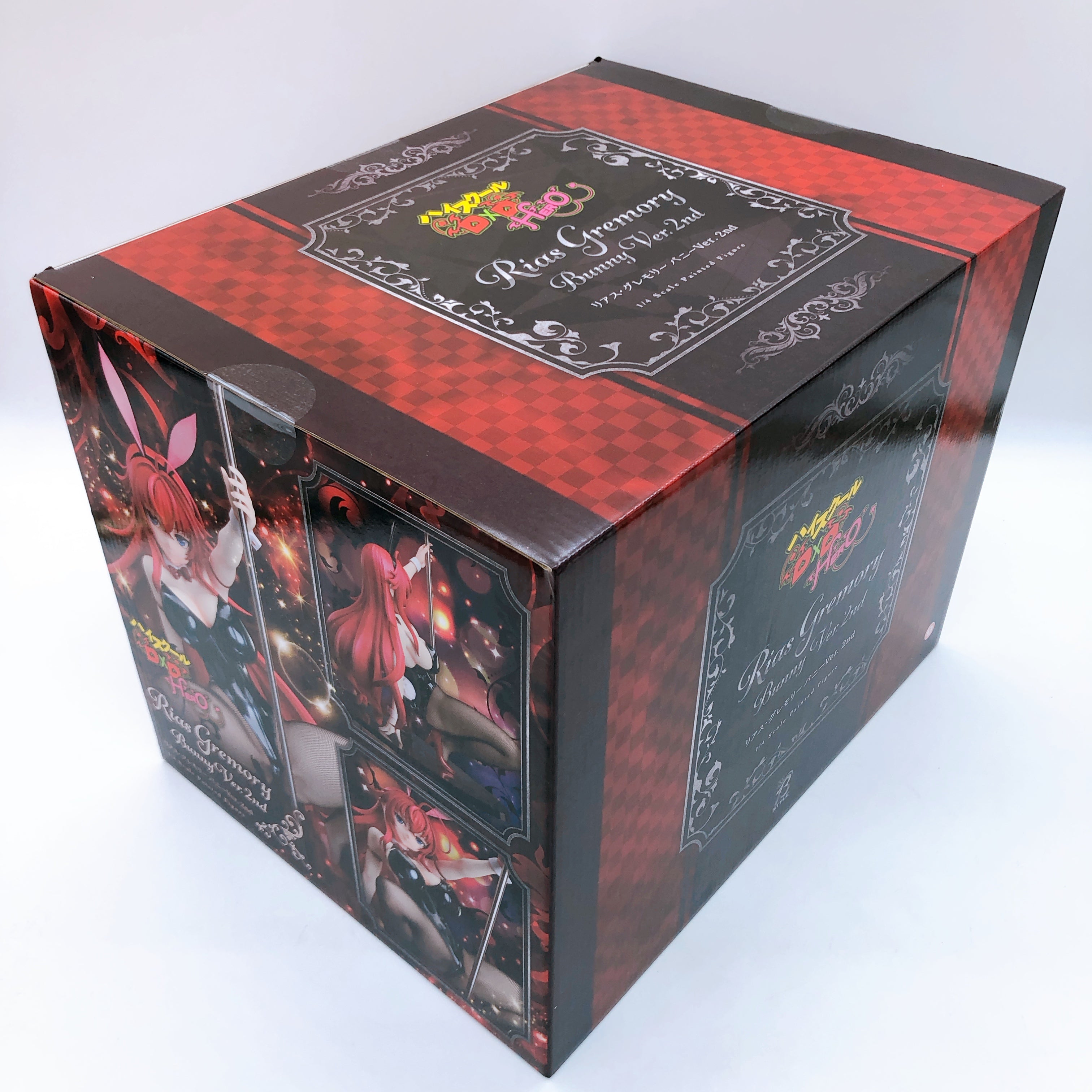 High School DxD Rias Gremory Bunny Ver 2nd 1/4 Scale Figure FREEing Japan Sealed