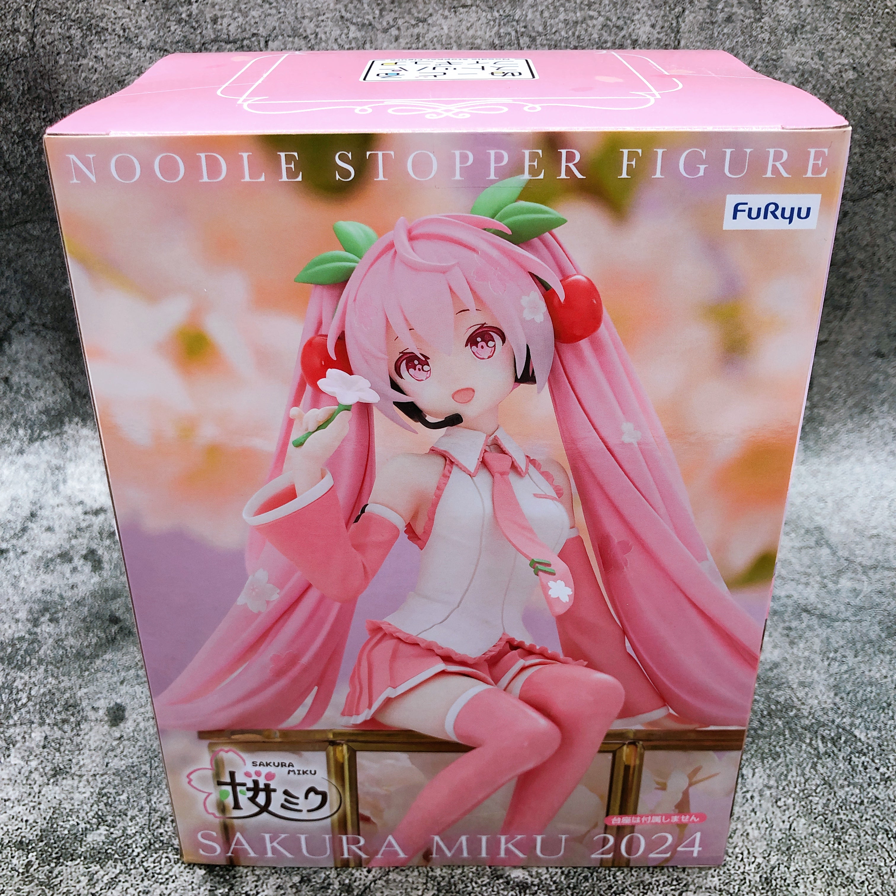 Hatsune Miku Sakura Miku 2024 Noodle Stopper Figure FuRyu Japan Sealed