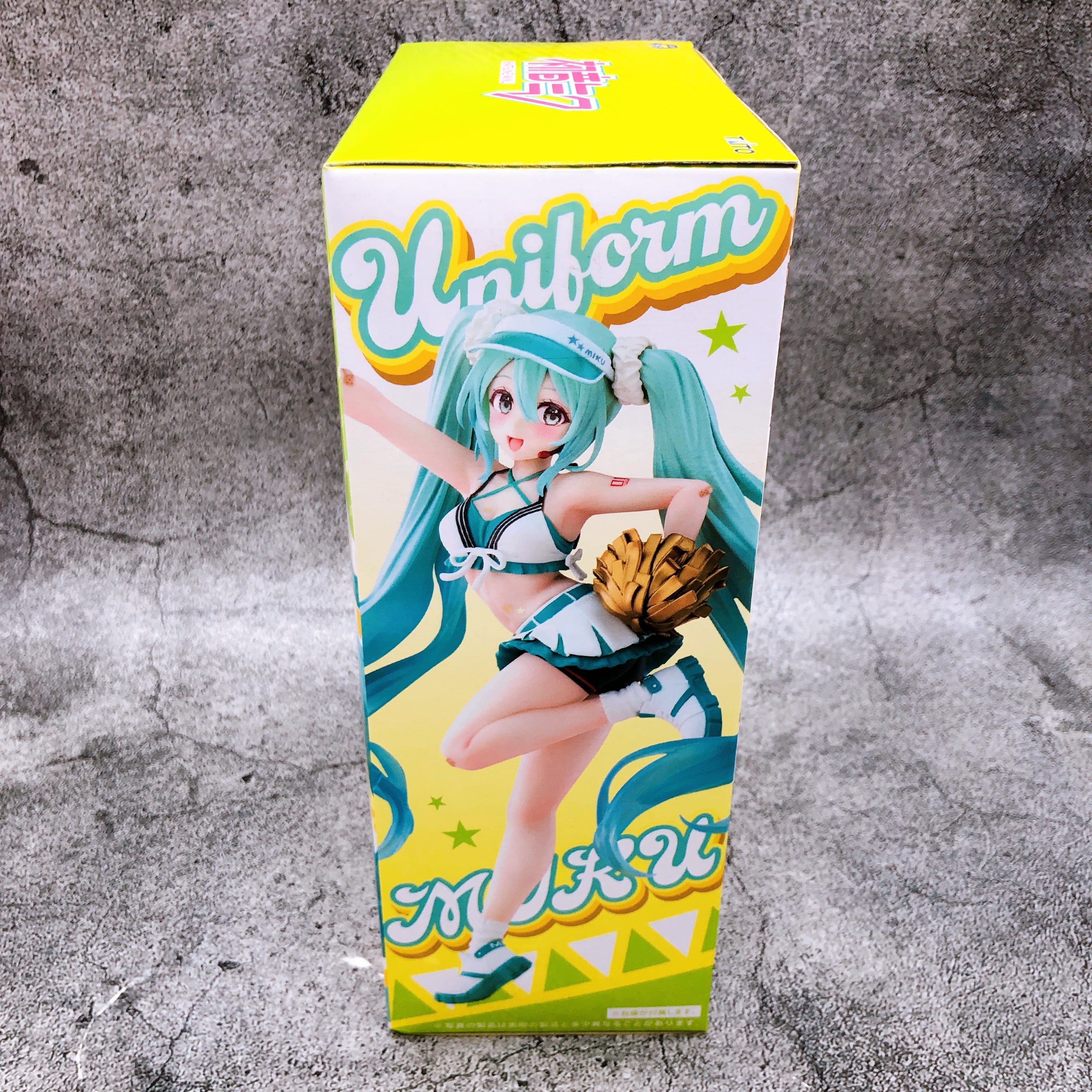 Hatsune Miku Fashion Figure Uniform Taito Japan Sealed AUTHENTIC FASTSHIP