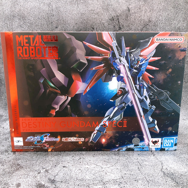 Metal Robot Spirits Destiny Gundam Spec II ZGMF/A-42S2 Action Figure Bandai NEW