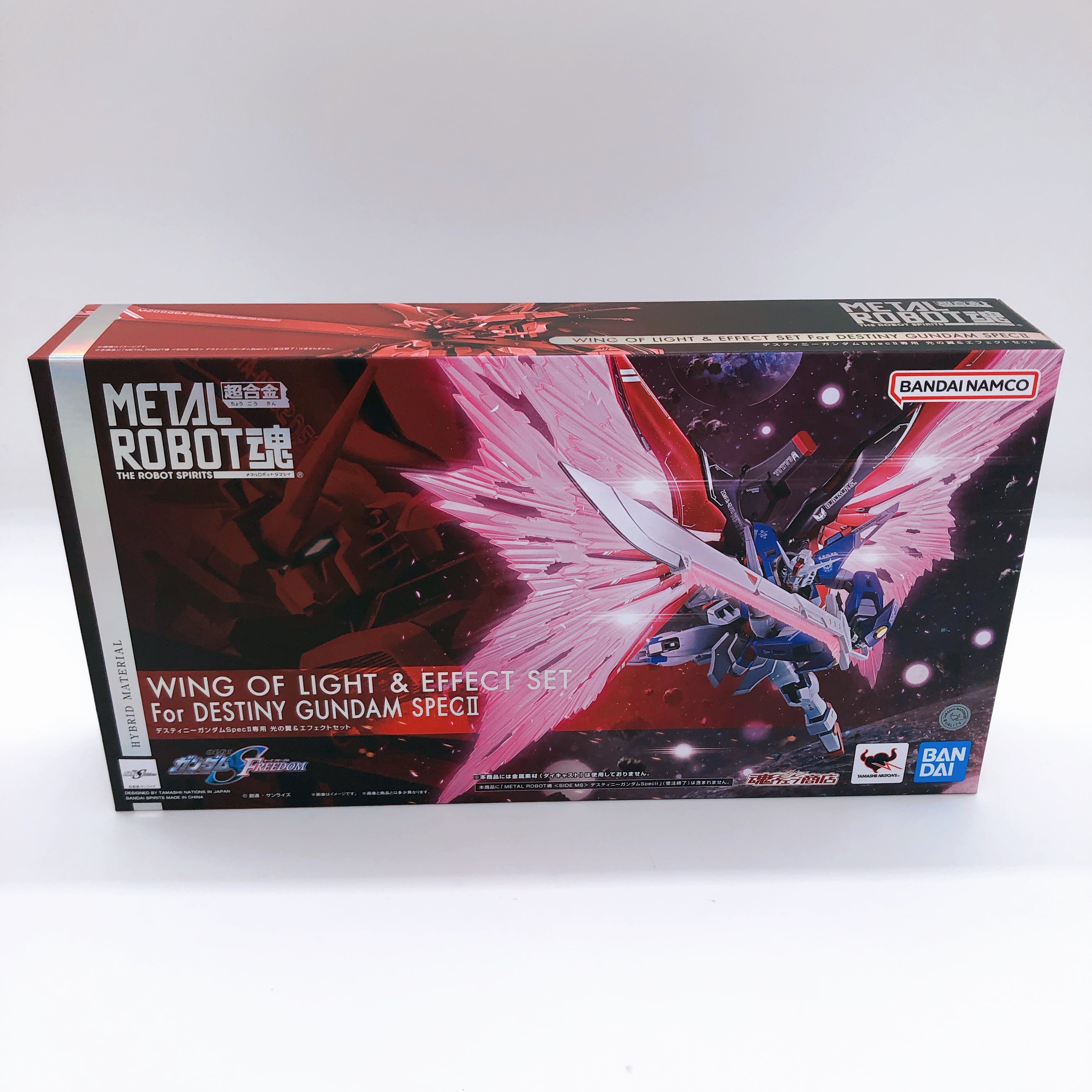 Metal Robot Spirits Destiny Gundam Spec II Wing of Light & Effect Set Bandai NEW