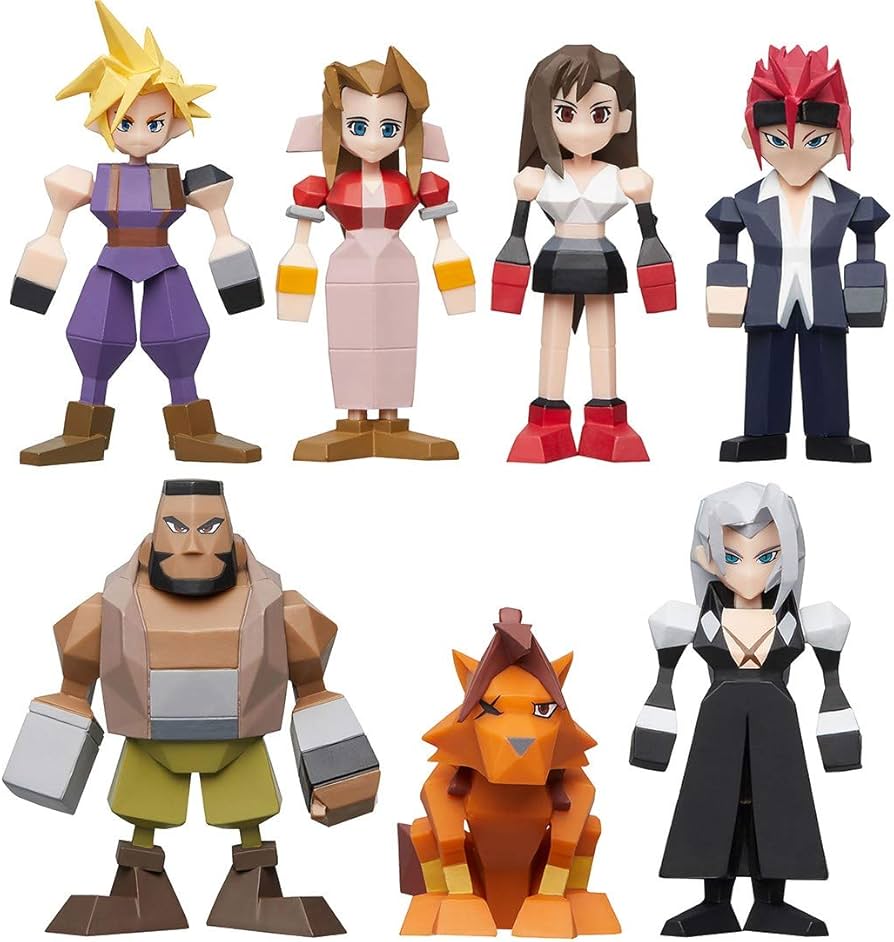 Final Fantasy VII 7 FF7 Rebirth Kuji Prize D Mini Figure Set Square Enix NEW