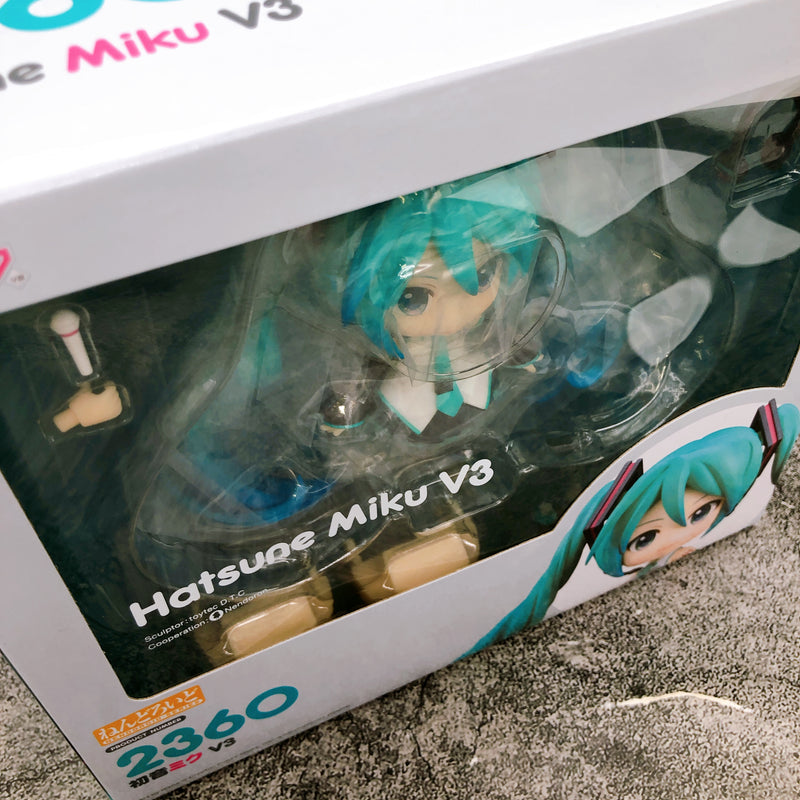 (w/Bonus) Hatsune Miku V3 Vocaloid Nendoroid 2360 Action Figure Good Smile NEW