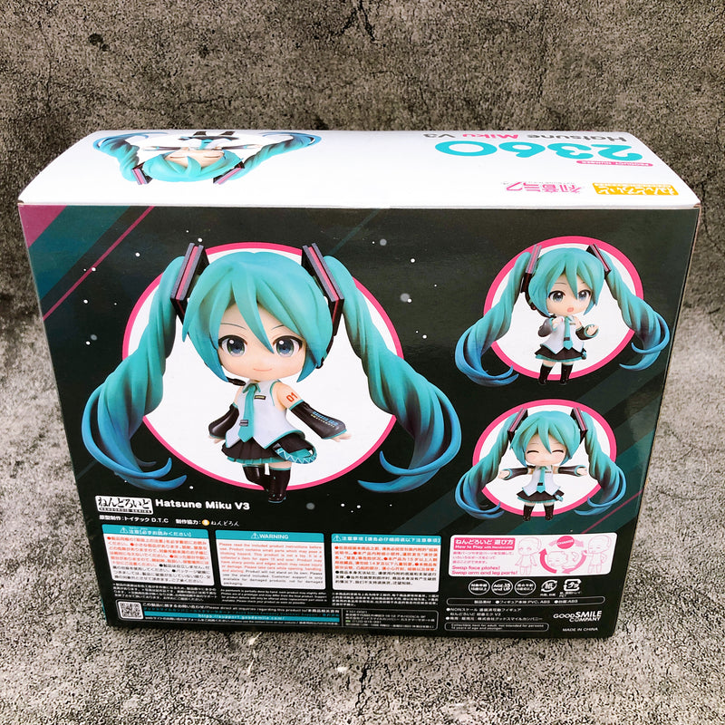 (w/Bonus) Hatsune Miku V3 Vocaloid Nendoroid 2360 Action Figure Good Smile NEW