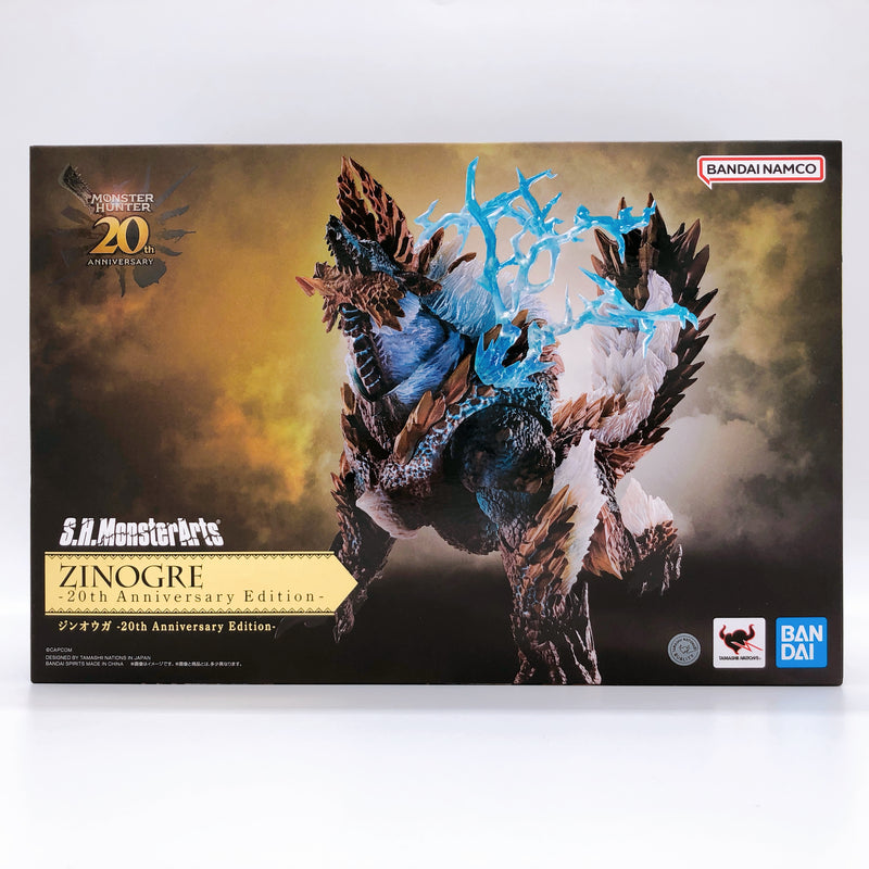 Monster Hunter Zinogre 20th Anniversary BANDAI S.H.MonsterArts Action Figure NEW